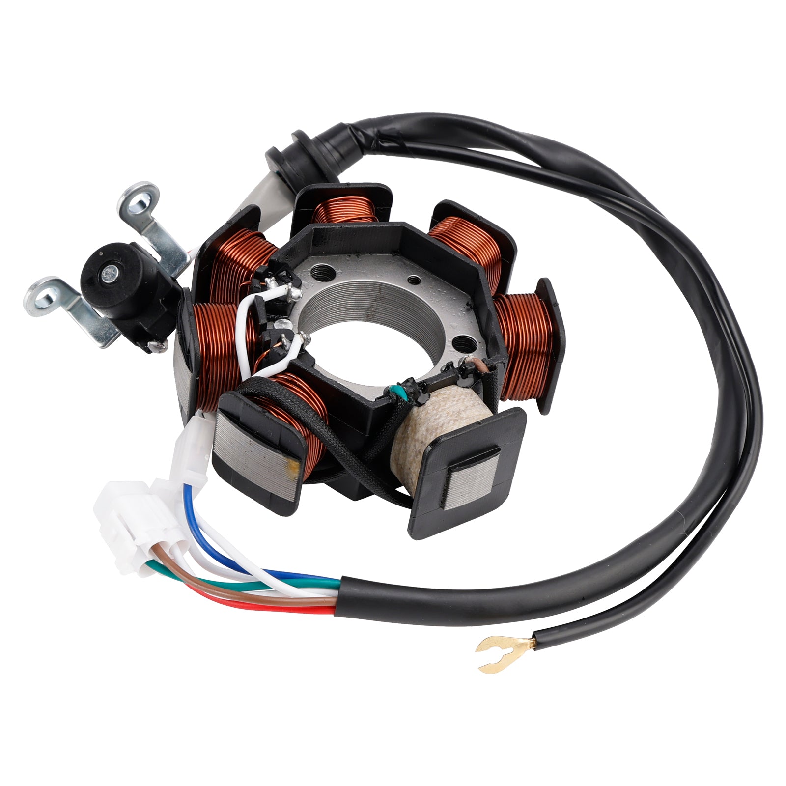 2004/2006/2008/2010/2013-2024 Yamaha YBR125 YBR125E YBR125EGS YBR125G 7 GERADOR DE ESTATOR DE BOLAS 5VL-H5510-00