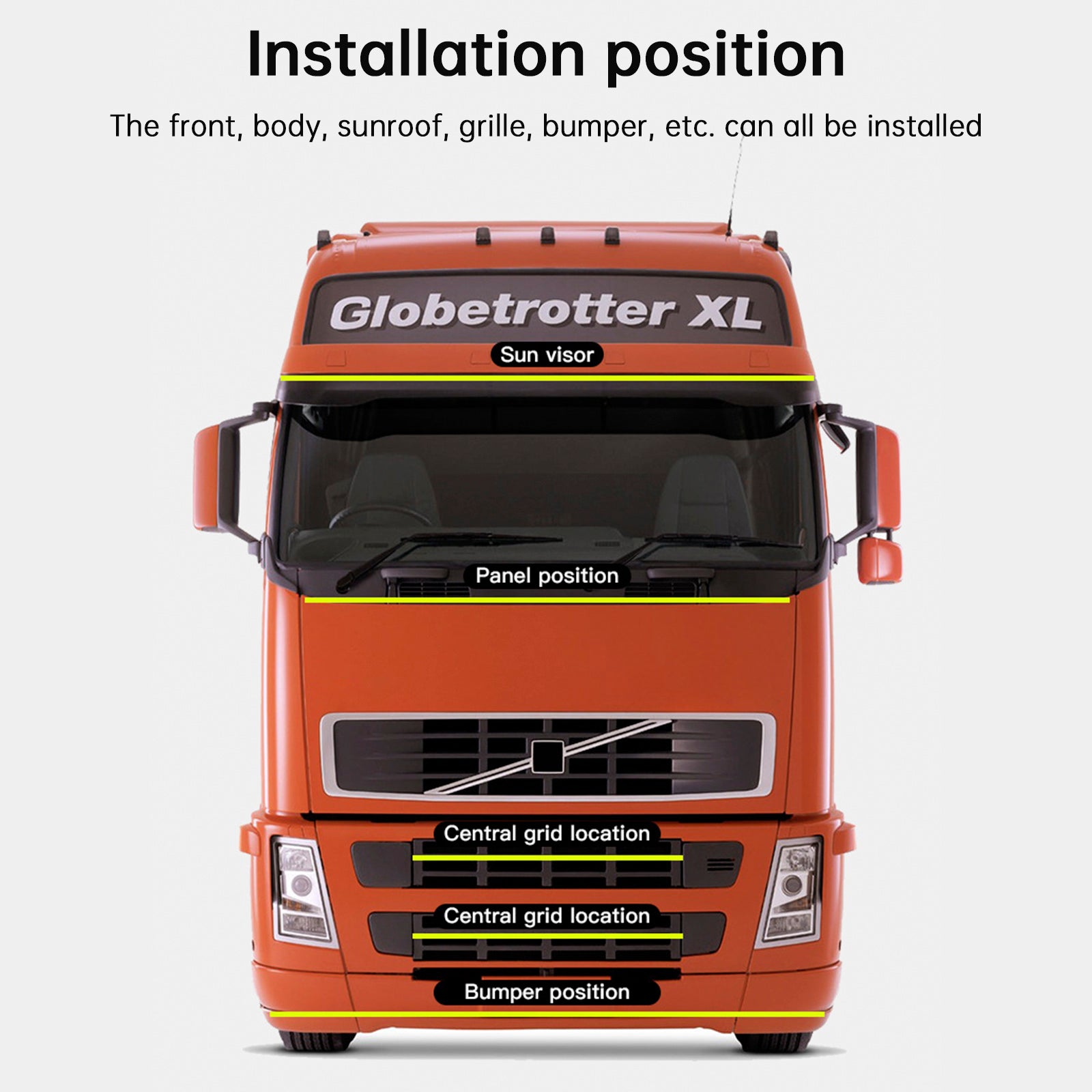 Truck Kleurrijke Wimpel Markttent LED-lichtstrips met afstandsbediening 2,4 m