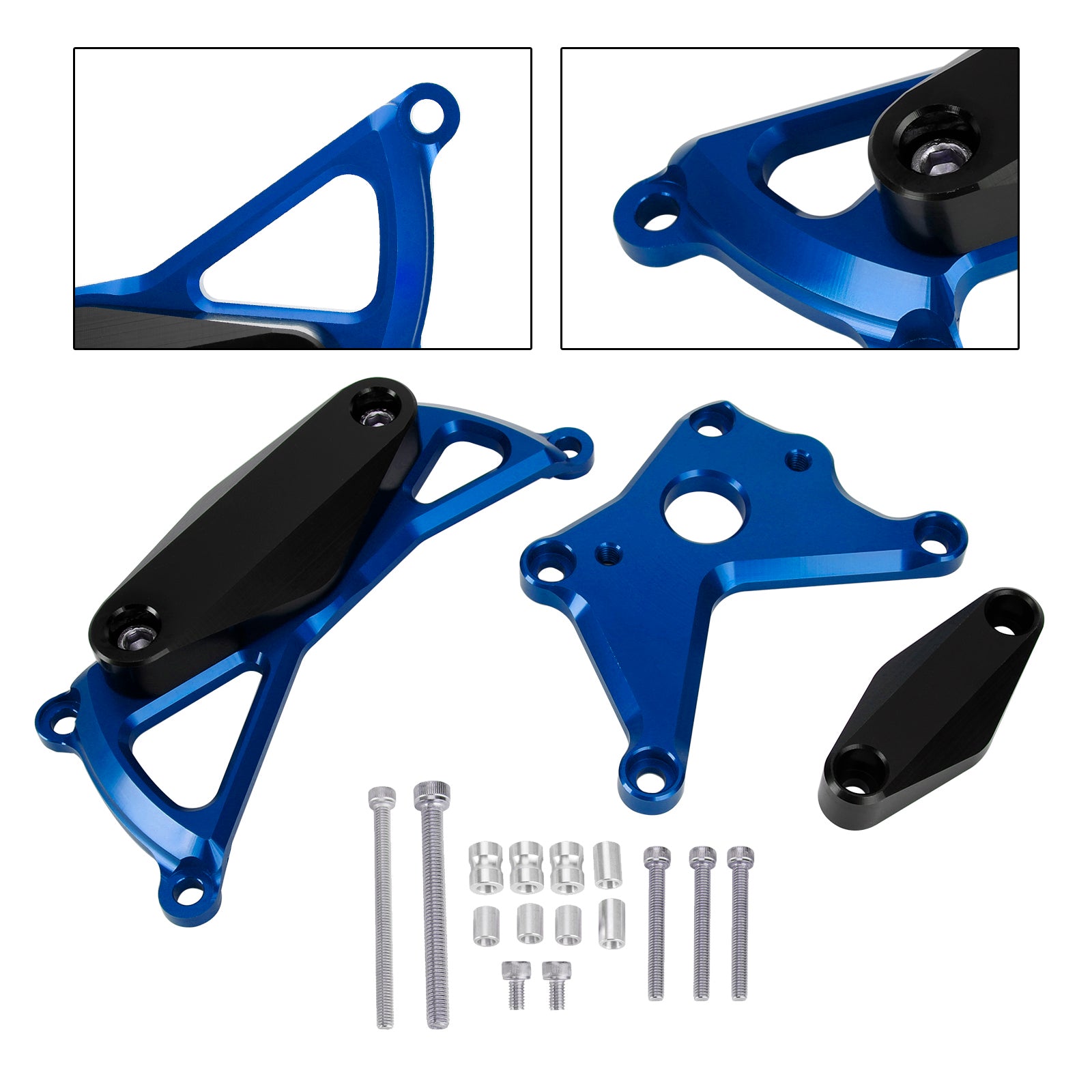 Protector Deslizante De Tapa De Motor Estator Cnc Azul Para Suzuki Gsx-S1000/Gt Katana