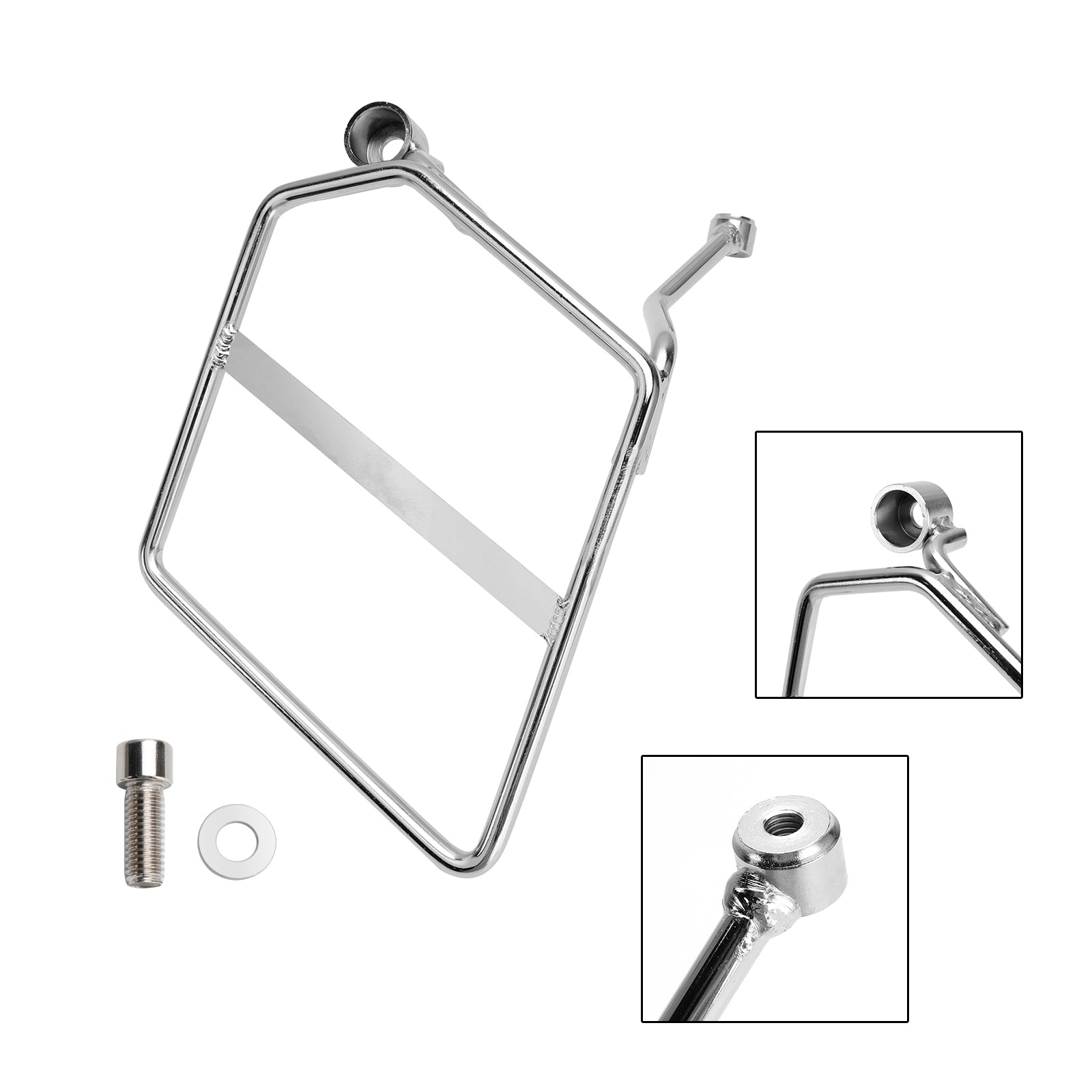 2018-2024 Honda Monkey 125 Saddlebag Support Mounting Bracket Left Chrome