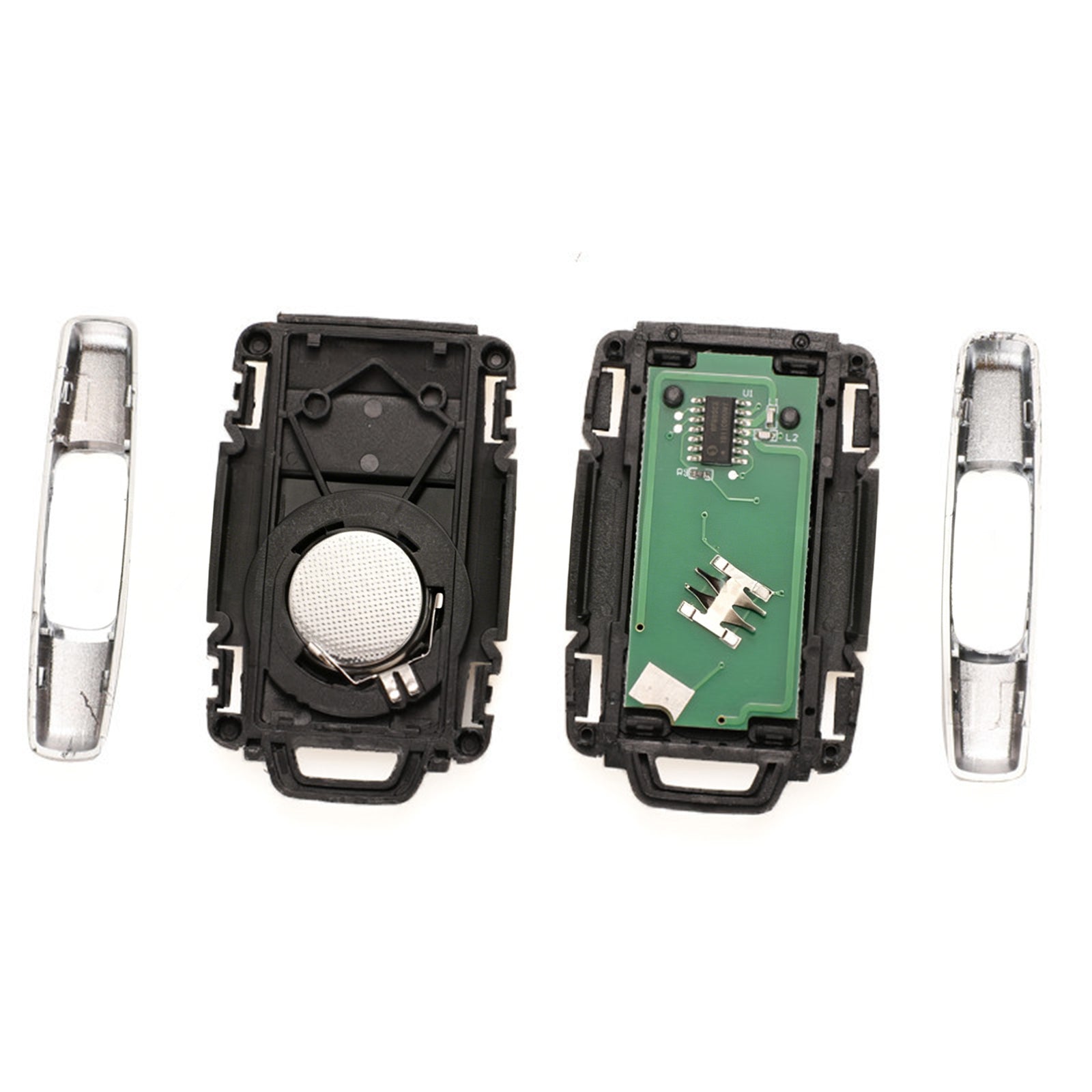 6 Button Car Key Fob M3N32337100 315Mhz Silver For Chevrolet