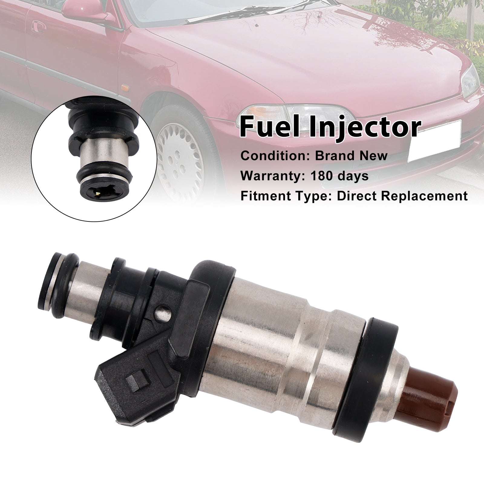 1pcs injecteur de carburant 06164-P06-A01 Fit Civic del Sol 1.5L 1.6L Integra 1.7L 1.8L