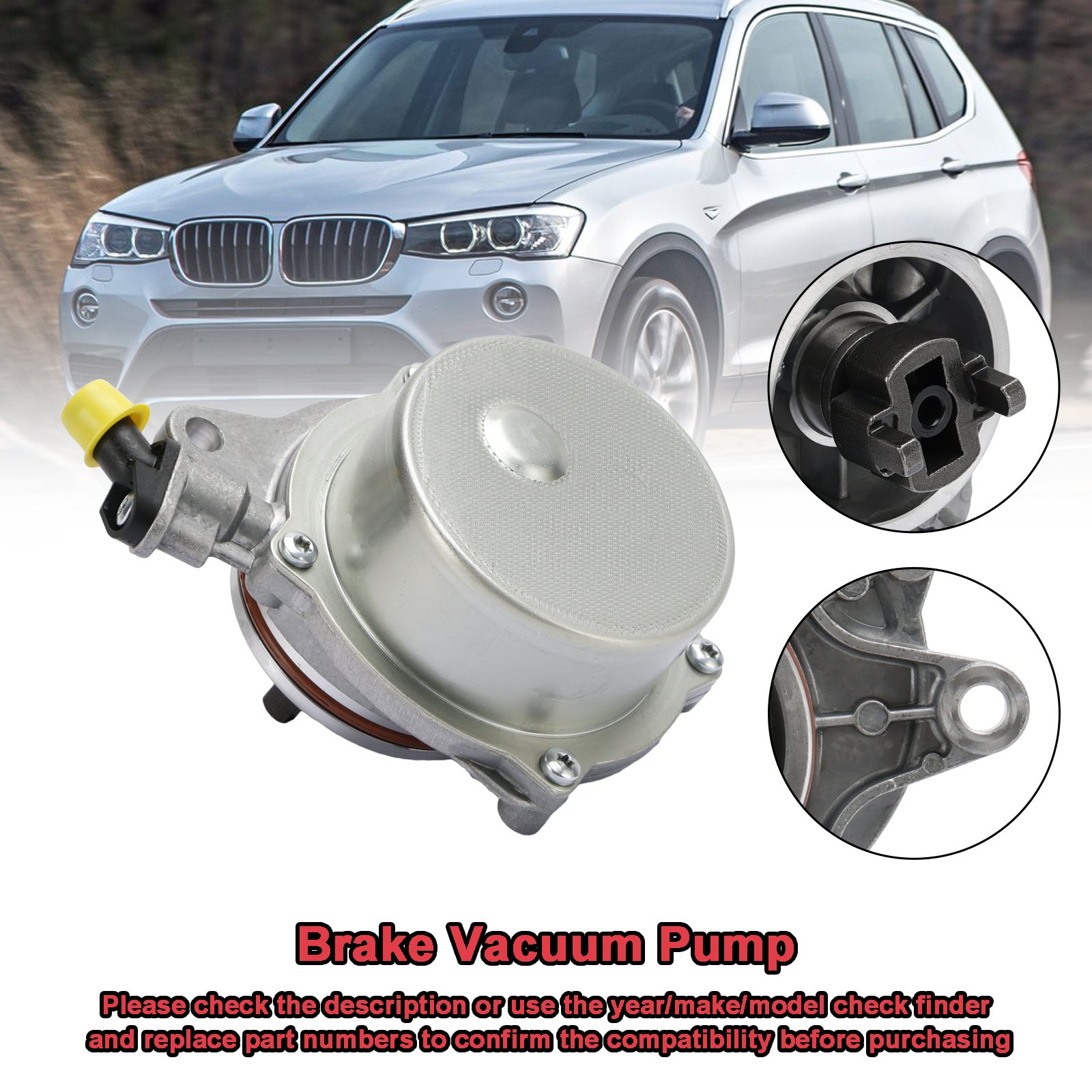 2007/02-2013/06 BMW X5 (E70) Bromsvakuumpump 11667791232