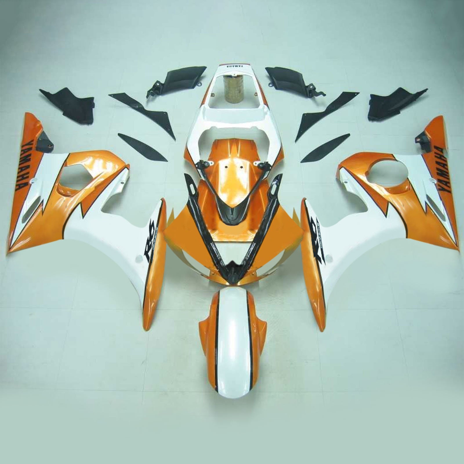 2005 Yamaha Yzf 600 R6 Kit de camerage d'injection Bodywork Plastic Abs # 128