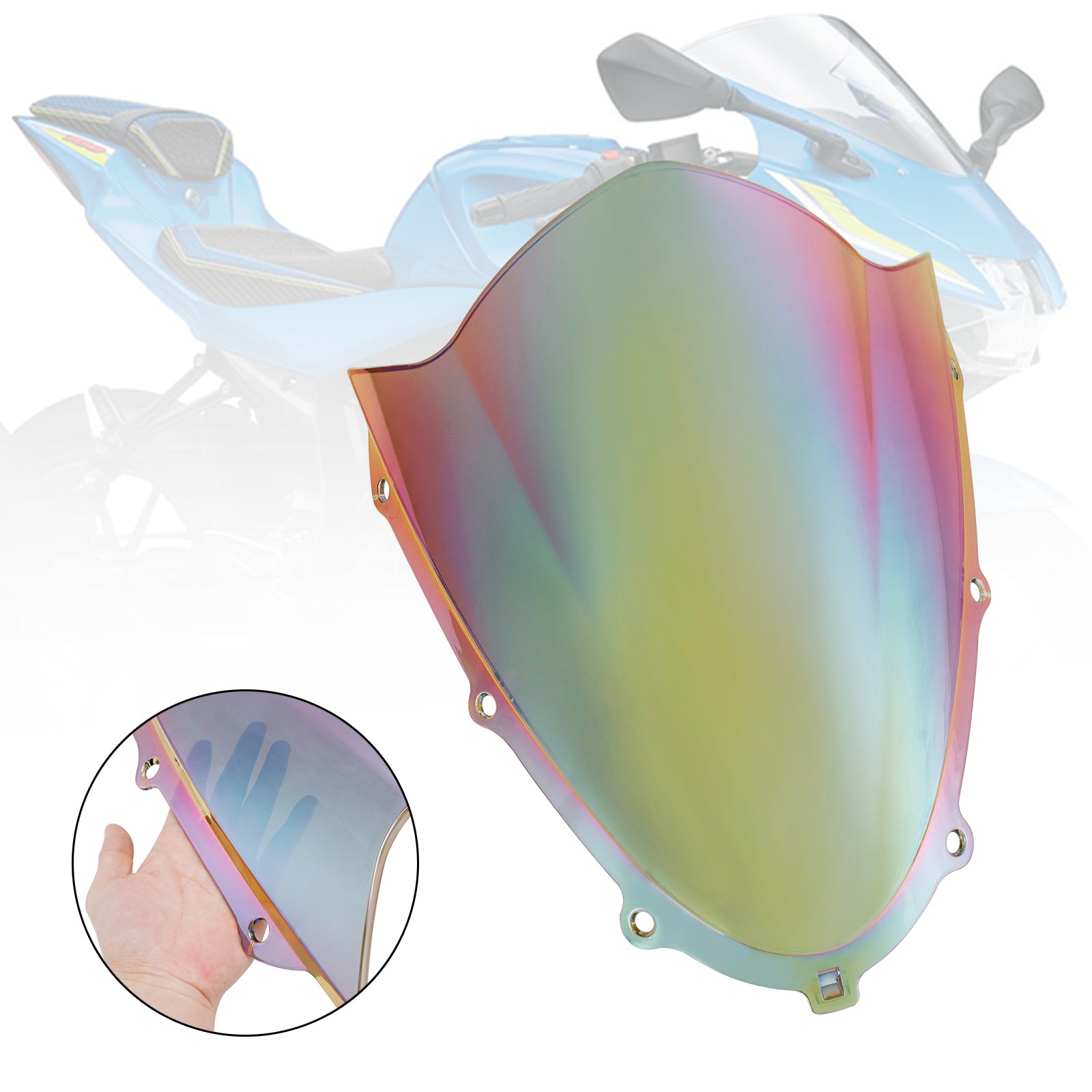 2018-2022 Suzuki GSXR125 GSXR150 Černé sklo čelného skla