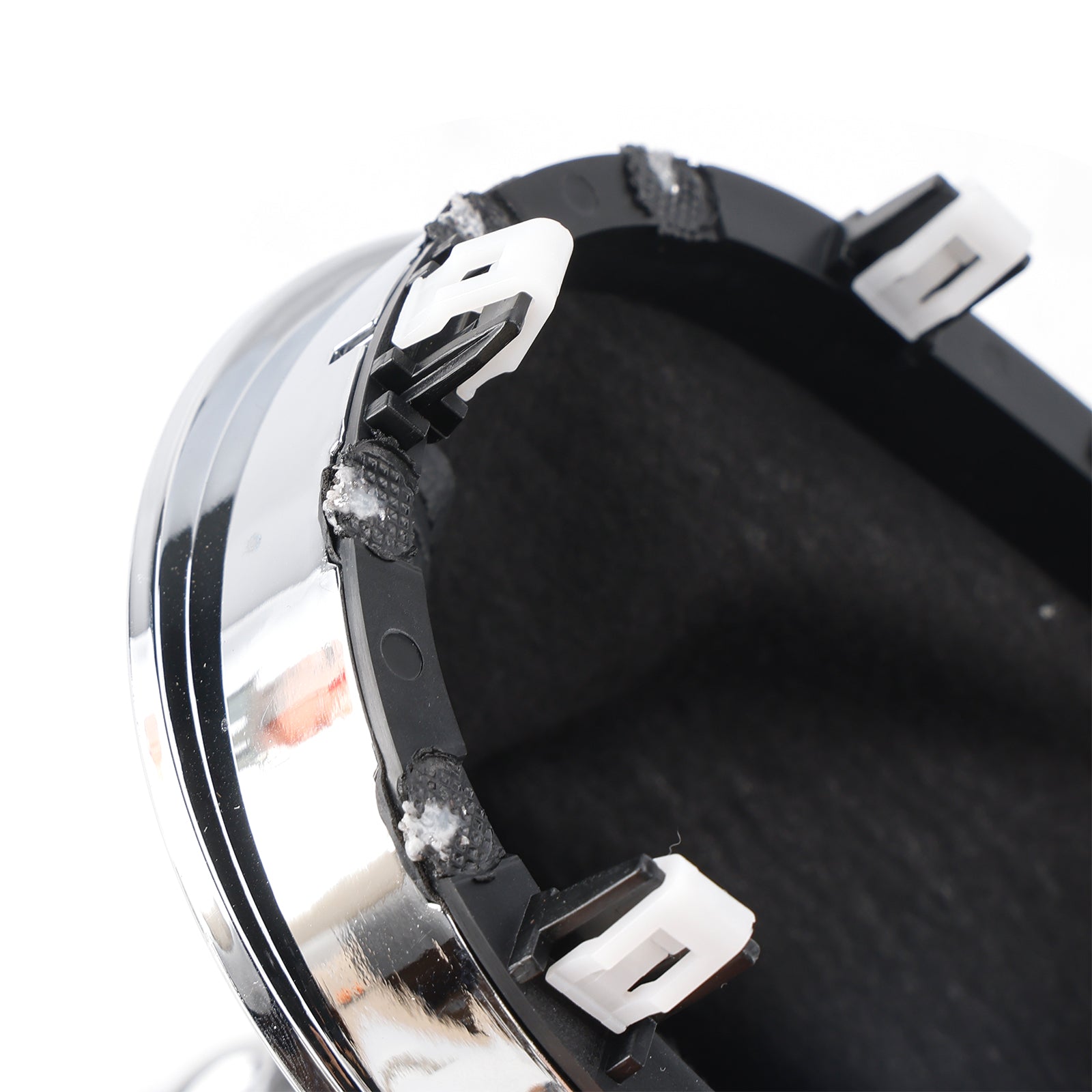 2015-2017 Ford Mustang Manual Gear Shift Boot Chrome Sync Trim GR3Z-7277-AA