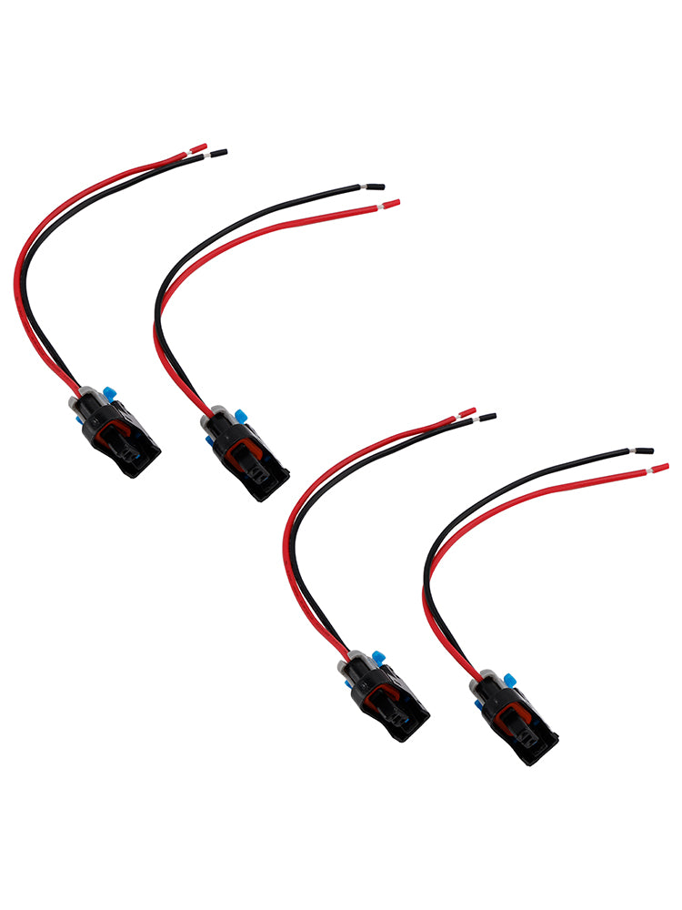 Connecteur d'injecteur de carburant, 4 pièces, Clip de prise, queue de cochon, déconnexion rapide, adapté à Buick