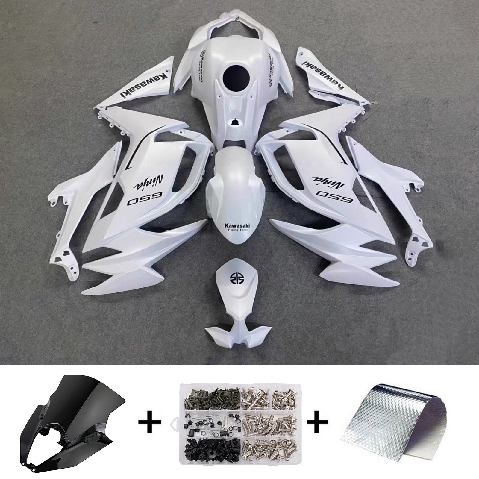 Injection Fairing Kit Bodywork ABS fit For Kawasaki ER-6F Ninja650 2020-2025