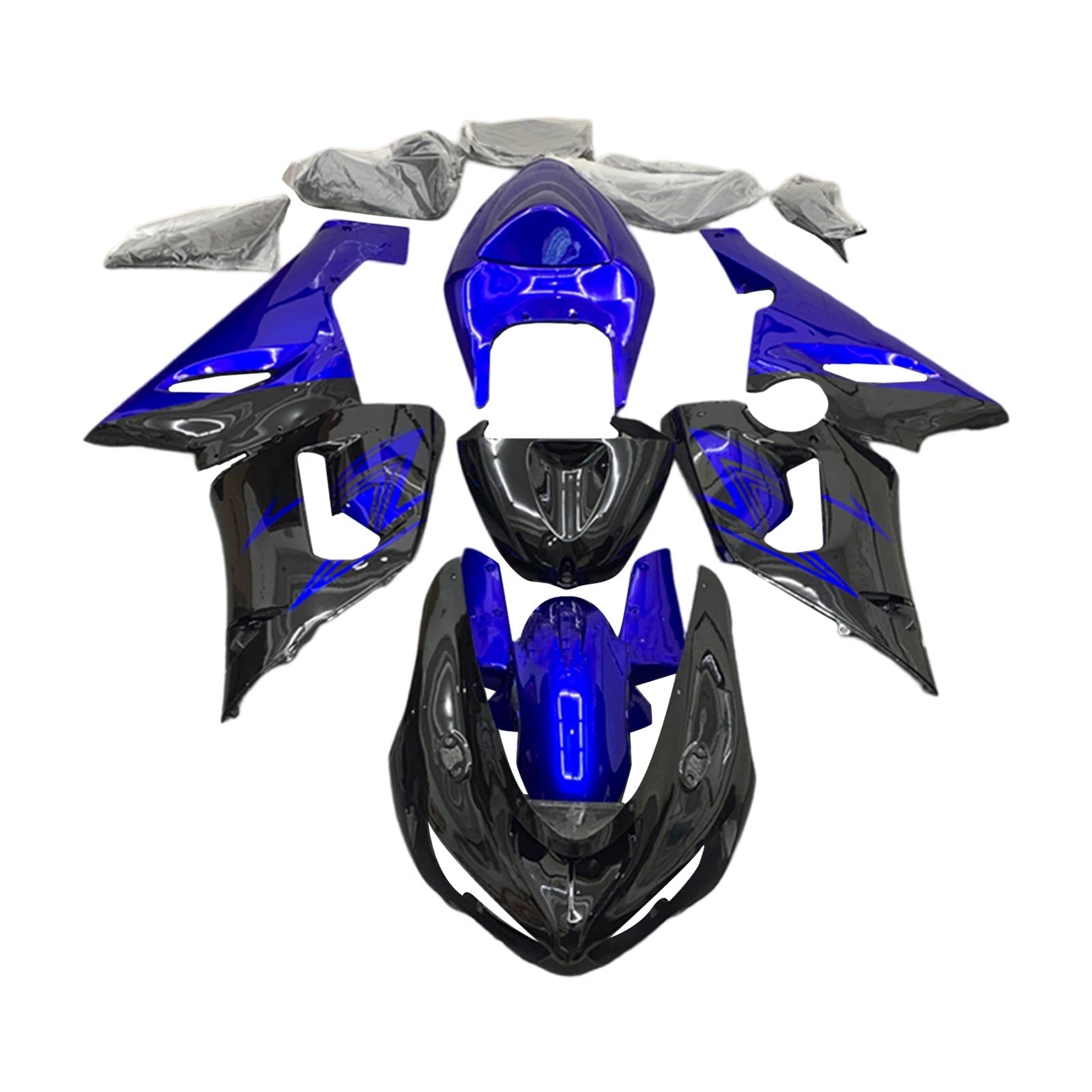 2005-2006 KAWASAKI ZX6R 636 Kit de carénage Bodywork Plastic Abs