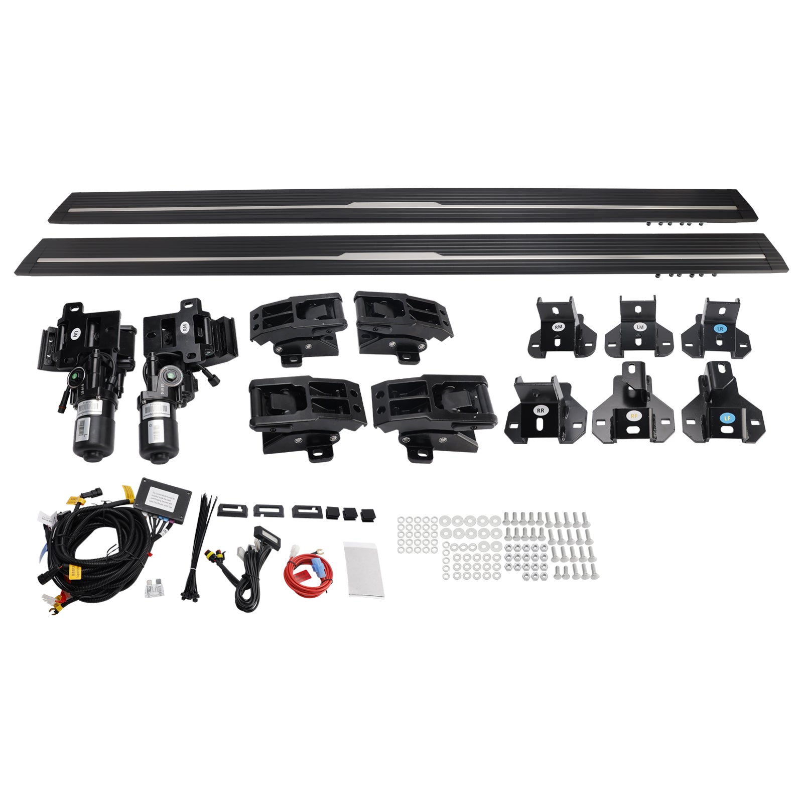 Electric Power Running Boards For Ford Ranger T7/T8 2021 with LED Truck Step Lights