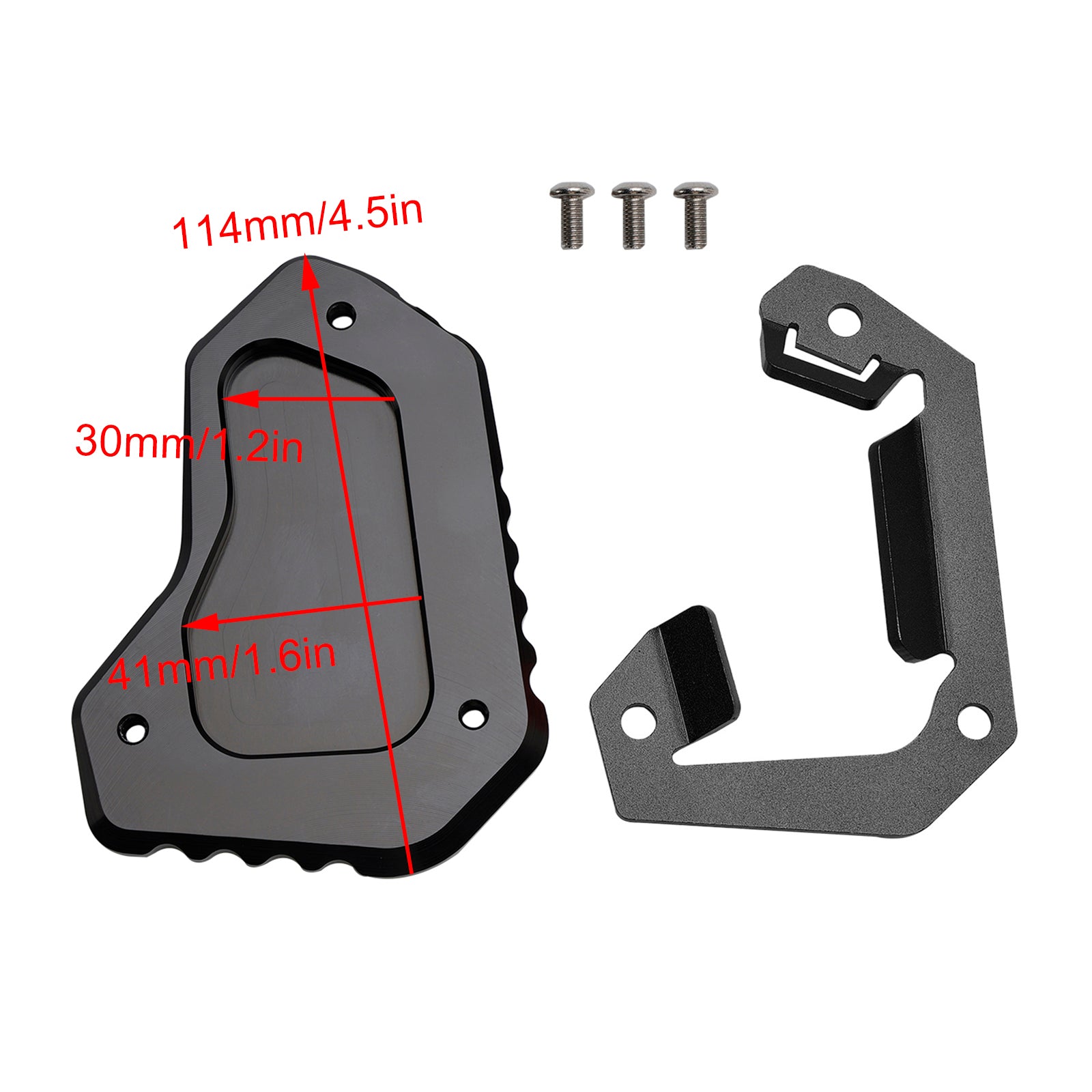 2012-2015 Tiger 1200 Explorer (V13VG) Kickstand Engel Beplate Pad