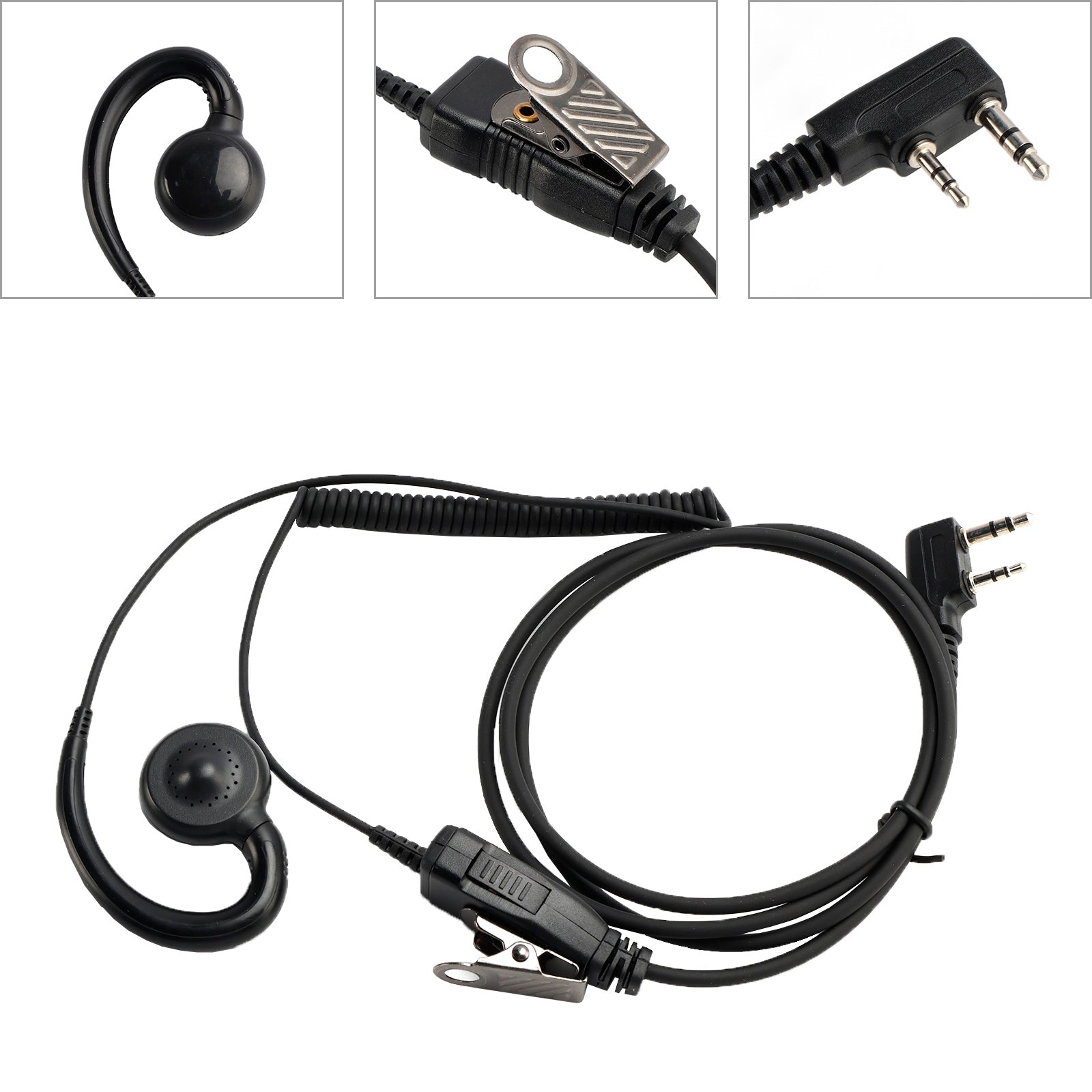 K-018 Kleine PTT-B6 Curve Hook Oorhaak Headset Voor TK-240 TH-G71A LT-2288 UV-5RA