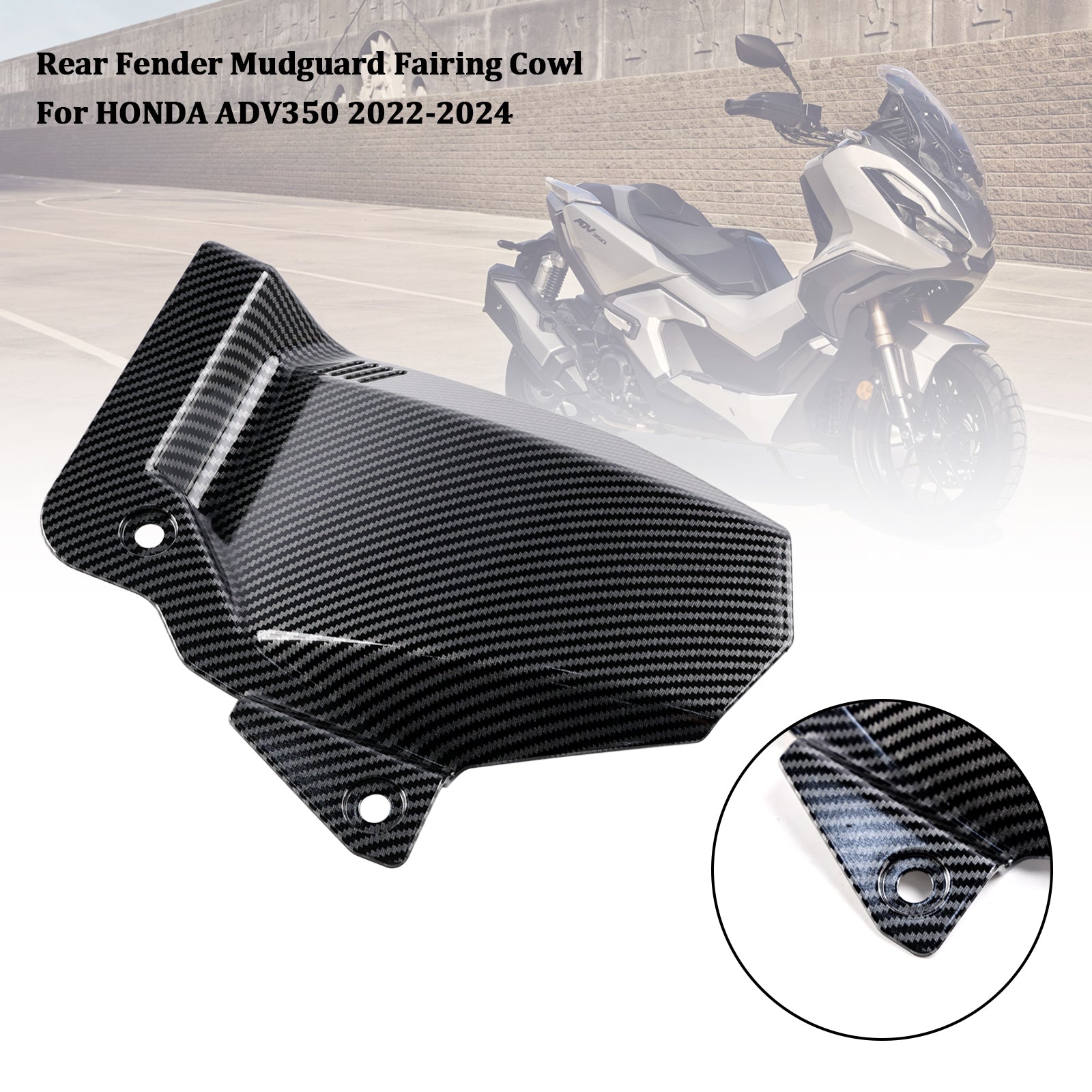 2022-2024 Honda Adv350 Bakre fender lera