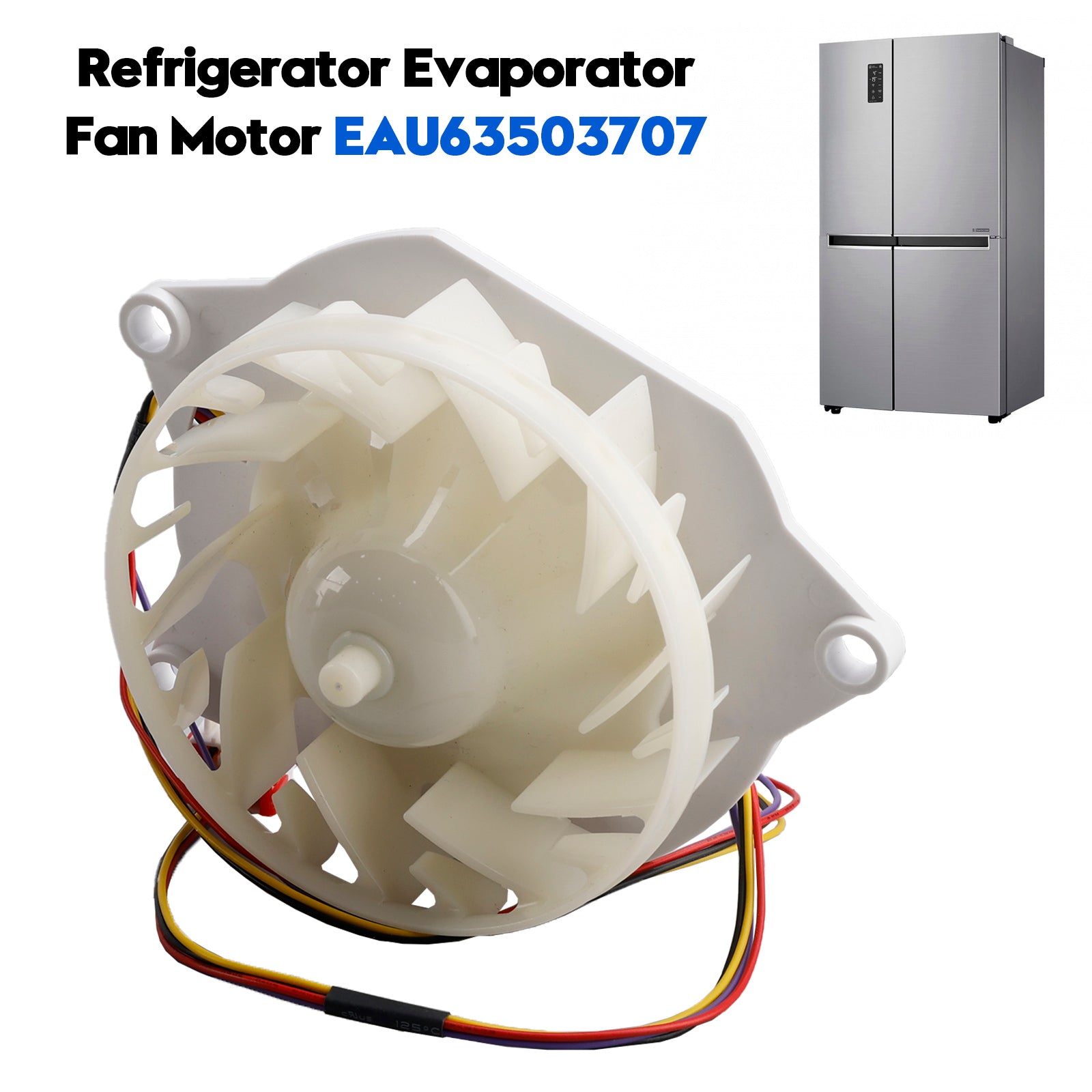 Eau63503707 Refrigerador Evaporator Motor DC12V 1A para geladeira LG