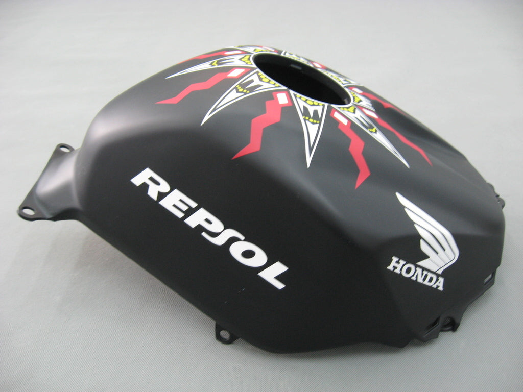 2005-2006 Honda CBR 600 RR Black Matte Valentino Rossi Racing Fairings générique