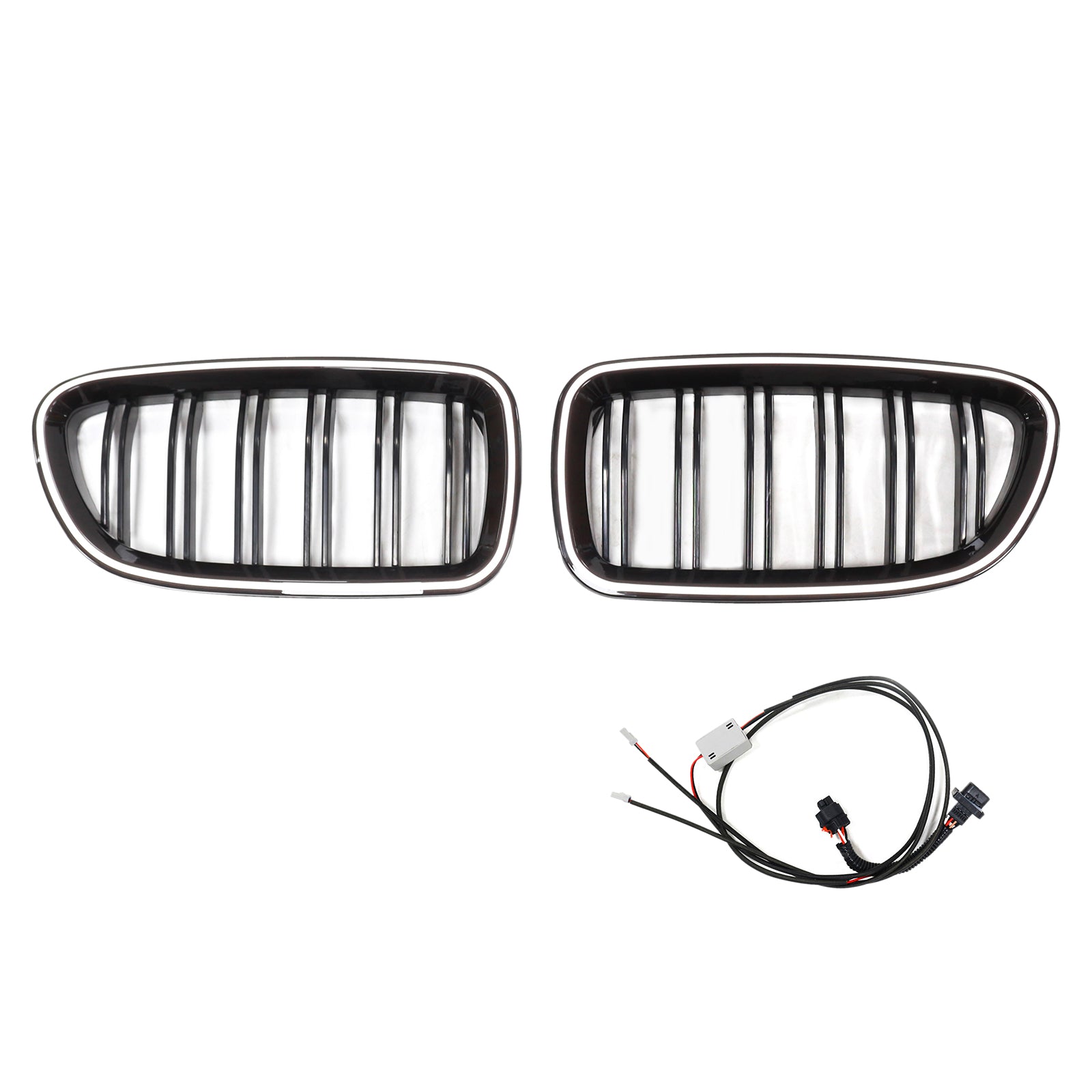01.2009-10.2016 BMW 5-serie F10 M5 Kidney Bumper Grill Grill Gloss Black 51137203649 51137203203