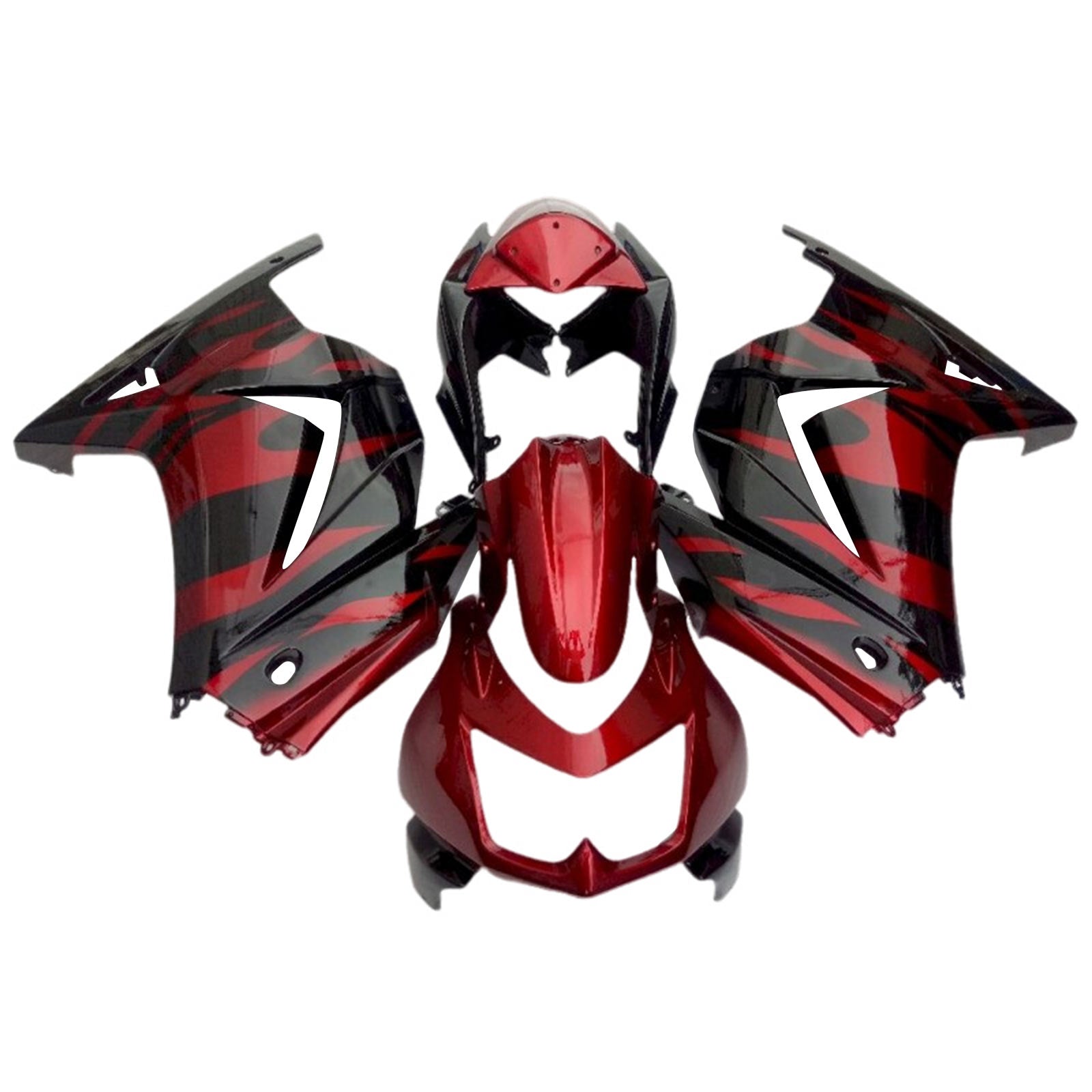 2008-2012 Kawasaki EX250 Ninja250R vstrekovanie kapotáže Kodeti