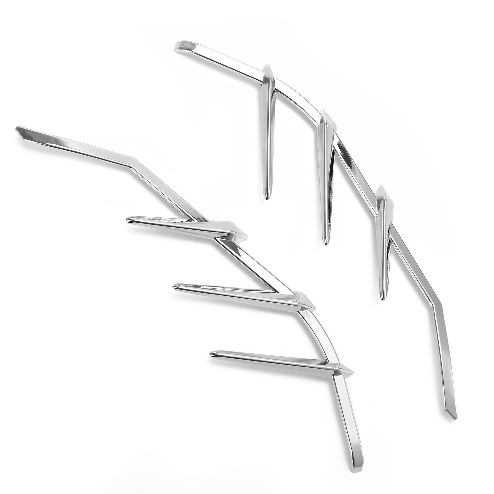 Chrome Mid-Frame Luchtgeleiders Versieringen Voor Road Street Electra Glide 2009-2023
