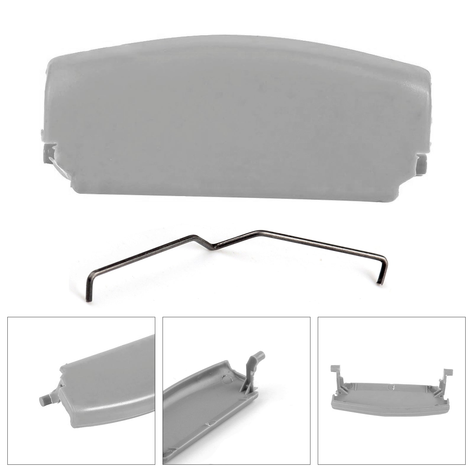 Grå konsolcenter armstödslock för Audi A4 B6 B7 2001-2008 8E0864245E