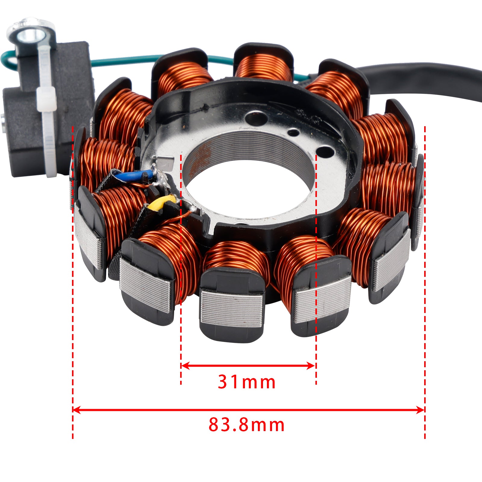 Générateur de stator pour Piaggio Vespa LX 50 Primavera 50 S 50 Sprint 50 4T 4V 2009-2017