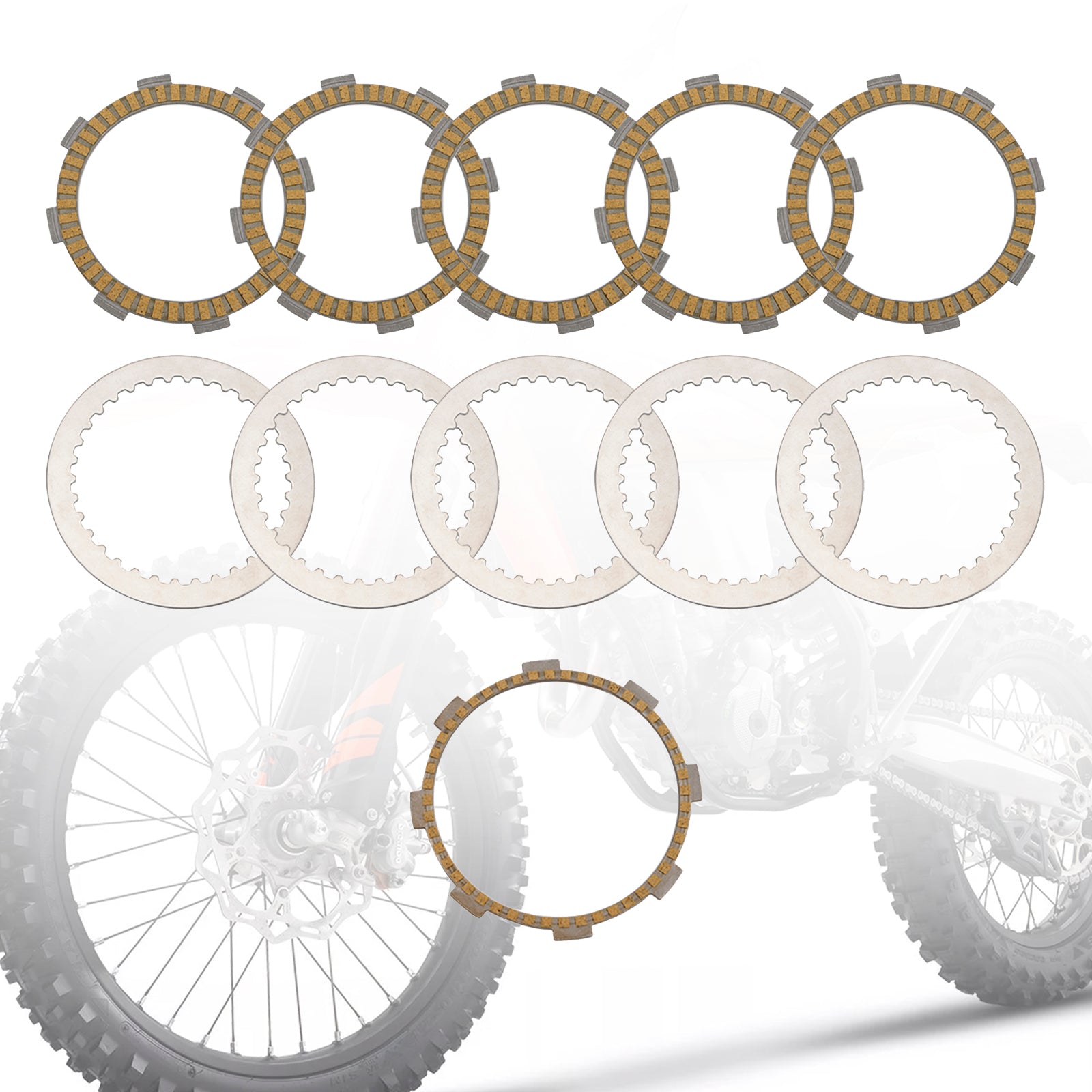 Kit de plaques de Friction d'embrayage pour 90132011000/90132111000 RC200 2014 – 2022