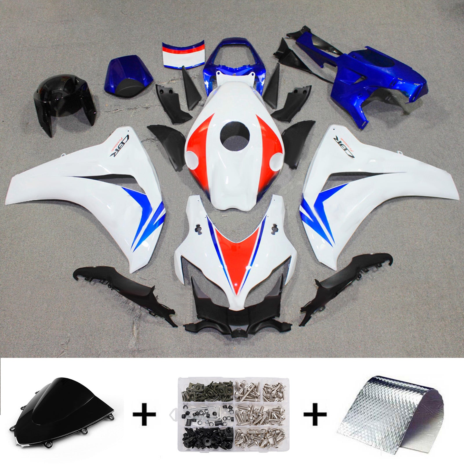 Injection Fairing Kit Bodywork Plastic ABS For Honda CBR1000RR 2008-2011