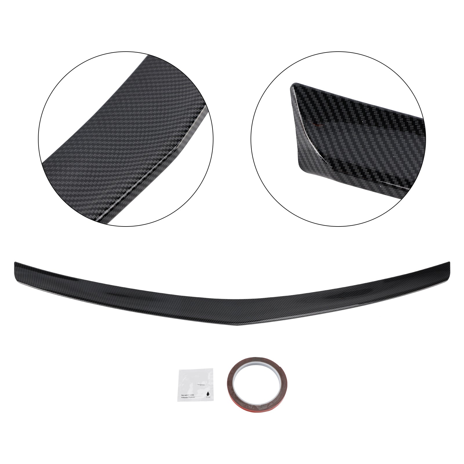 Mercedes-Benz Classe E 2008-2016 W212 Becquet de coffre arrière aspect fibre de carbone