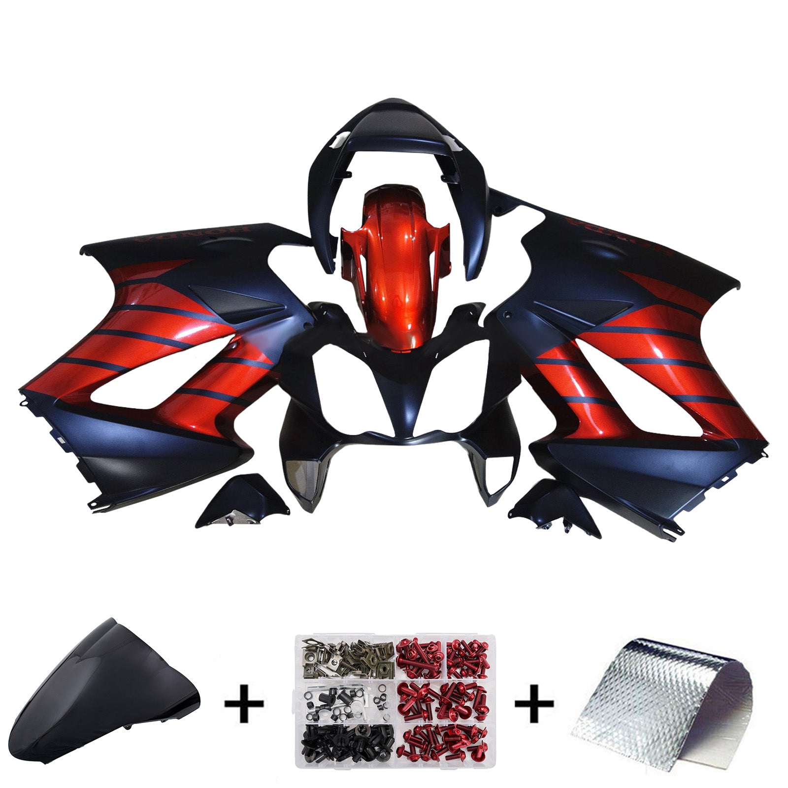 Injectie ABS kunststof carrosseriekuip geschikt voor Honda VFR800 2002-2012