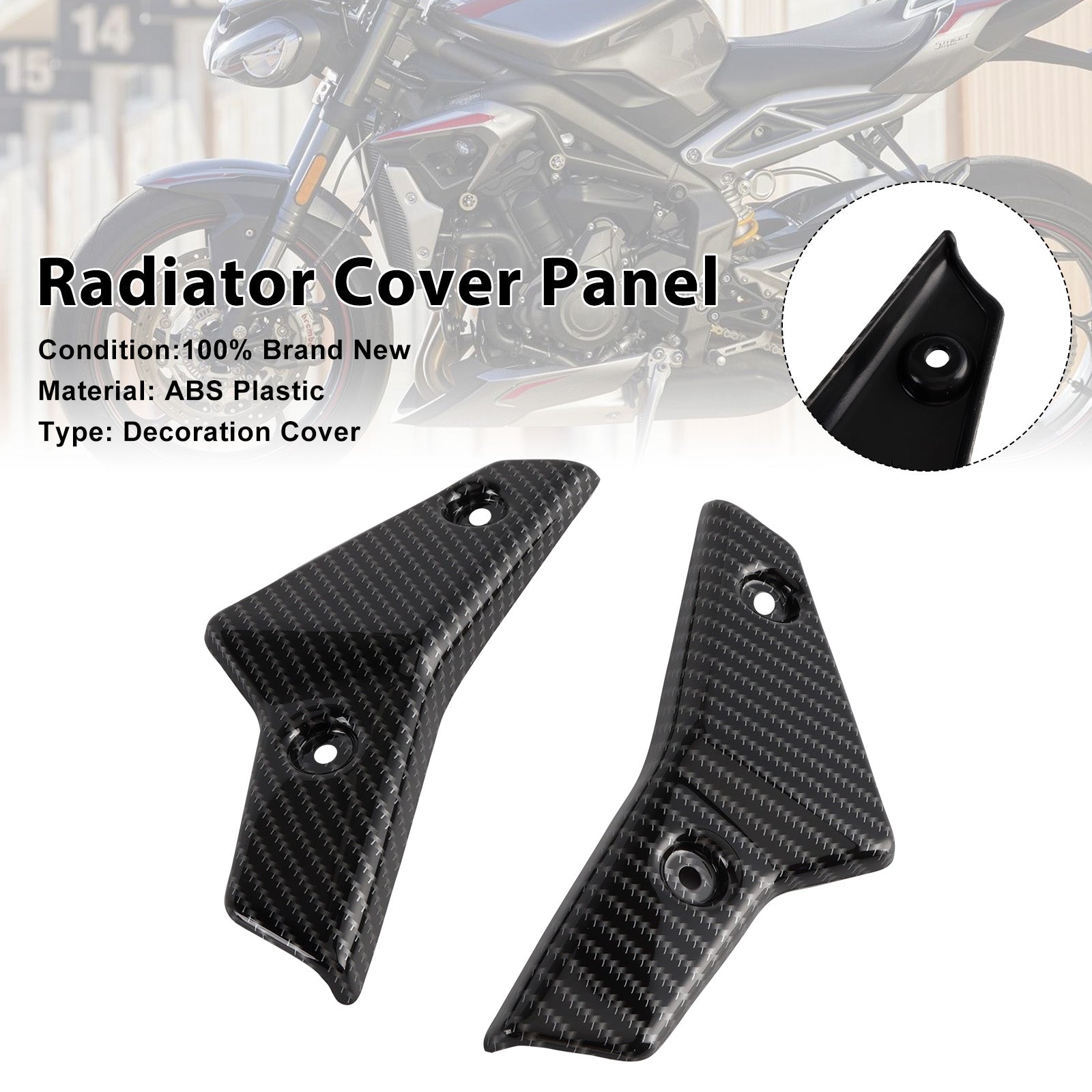 2020-2022 Street Triple 765 R/RS Kylarsidoskyddspaneler