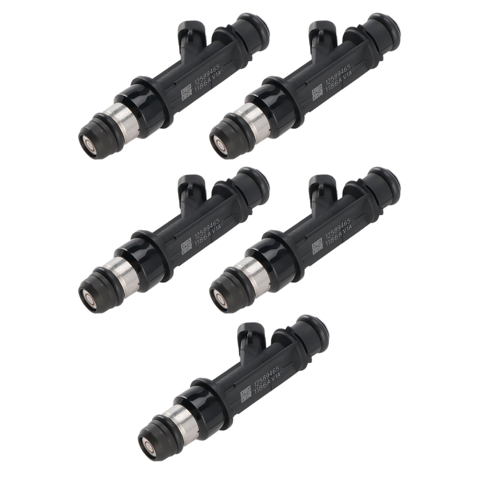 5PCS Fuel Injector 12589465 Fit Hummer H3 Fit Chevrolet Trailblazer Colorado