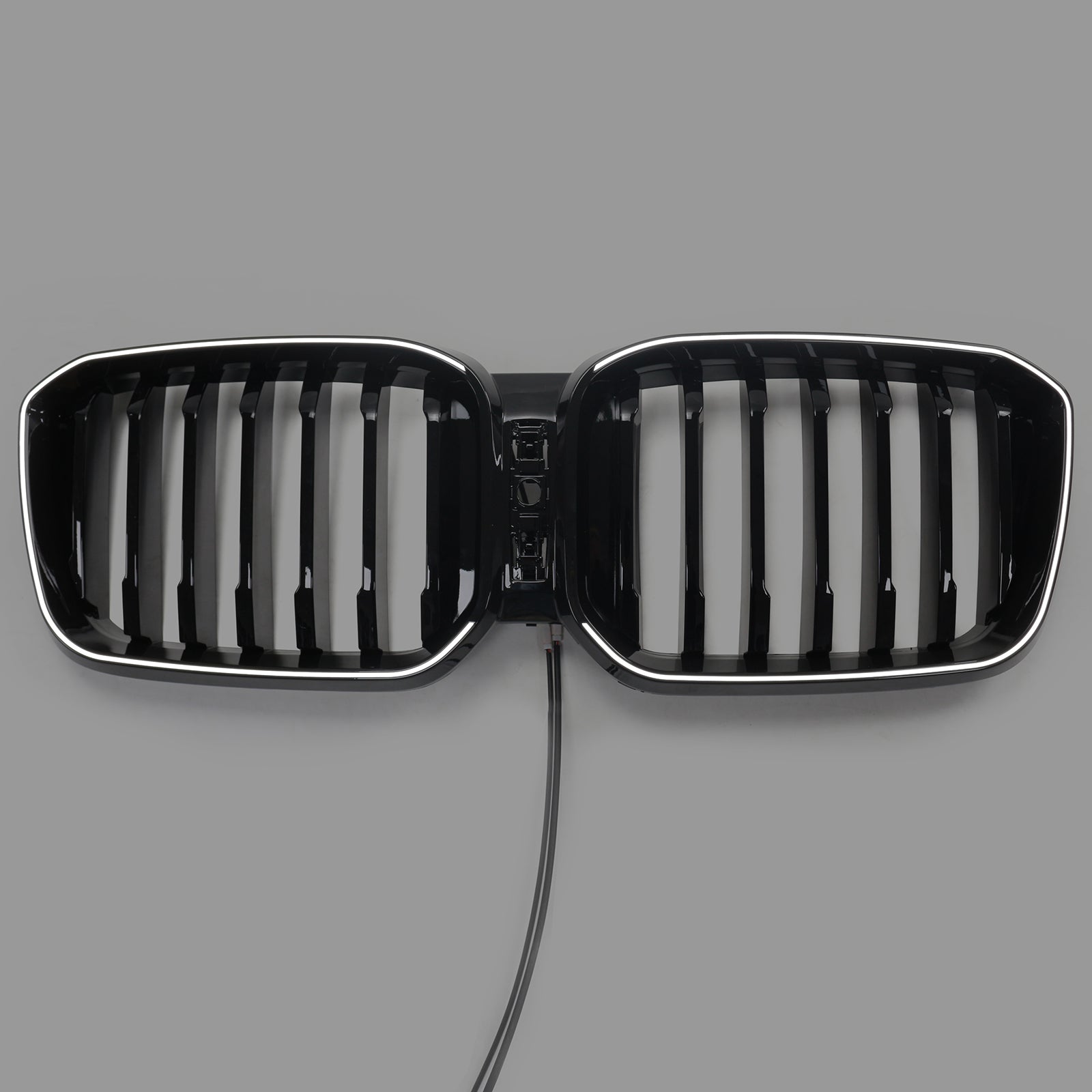 2022-2025 BMW X3 G01 X4 G02 Glossy Black Front Challe Tumper Rein avec trou de caméra