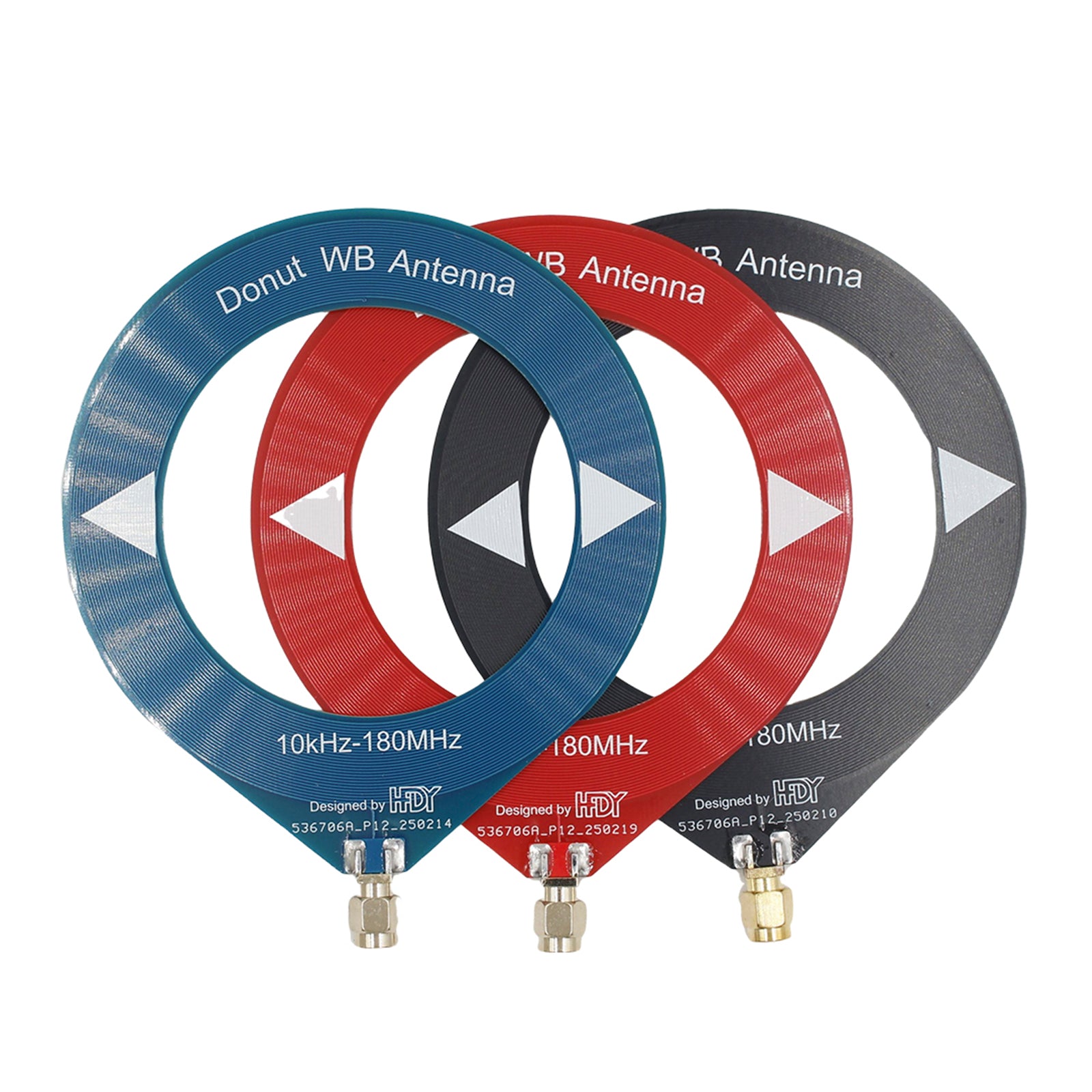 10 kHz-180 MHz full-band dekking Ring Donut Antenne Kortegolf/Middengolf SDR