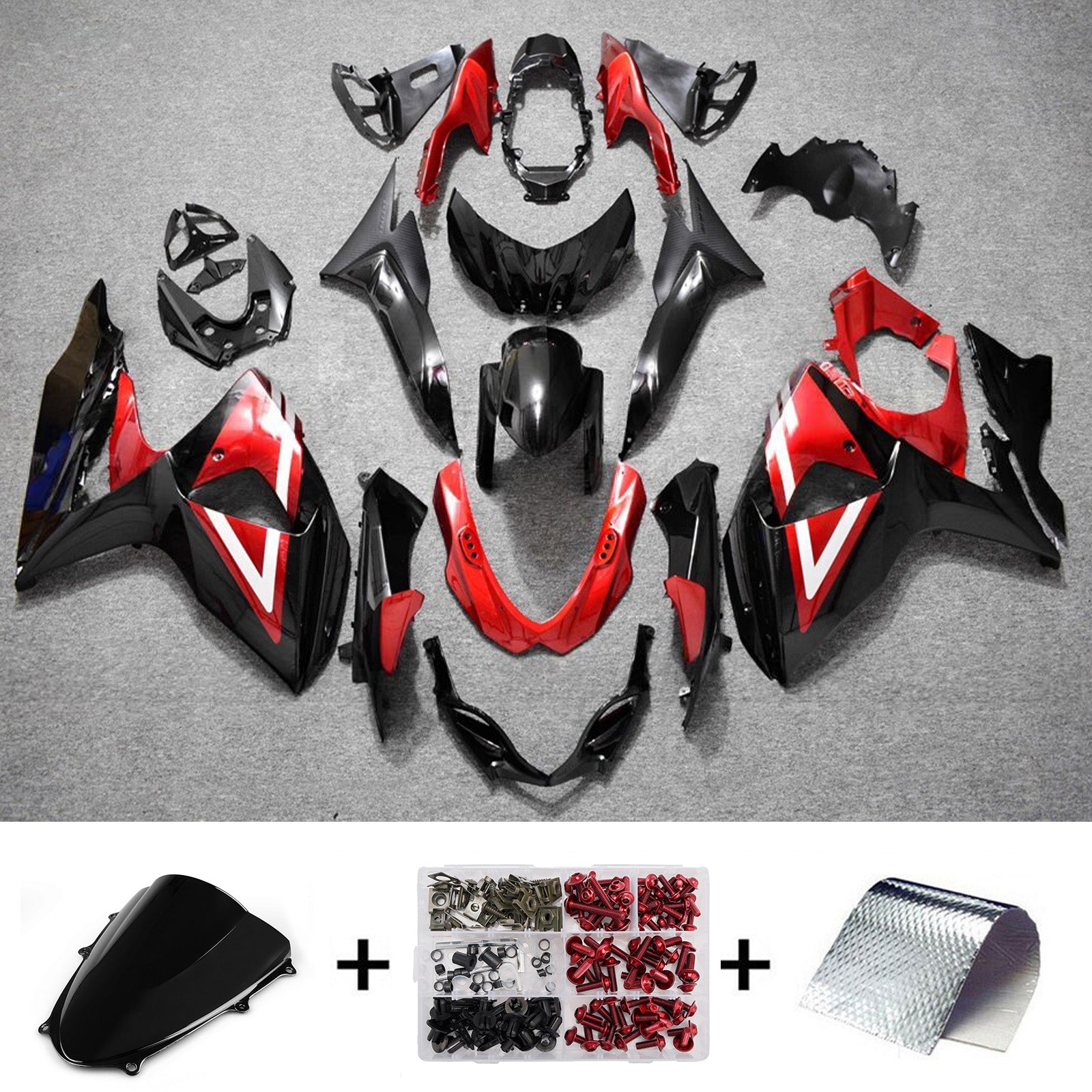 Injection Fairing Kit Bodywork Plastic ABS For Suzuki GSXR1000 2009-2016 K9