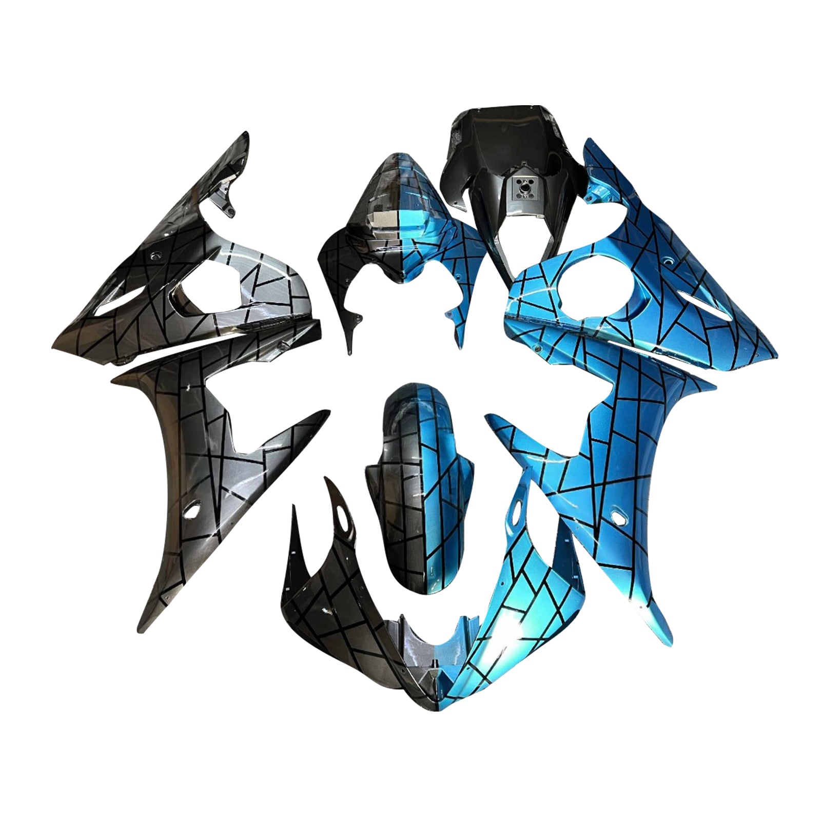 Injection Fairing Kit Bodywork For Yamaha YZFR6 YZF-R6 2005