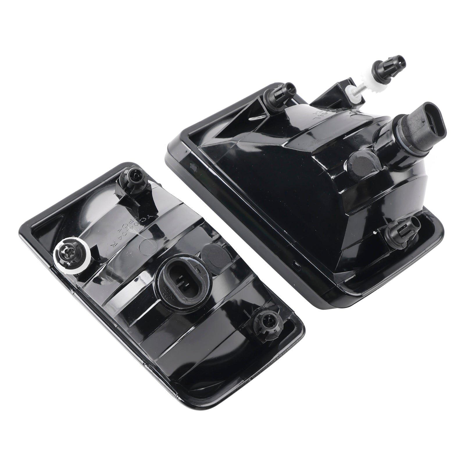 Pair Front Fog Light Lamps With Bulbs For Chevy Silverado 2007-2013 Smoked Lens