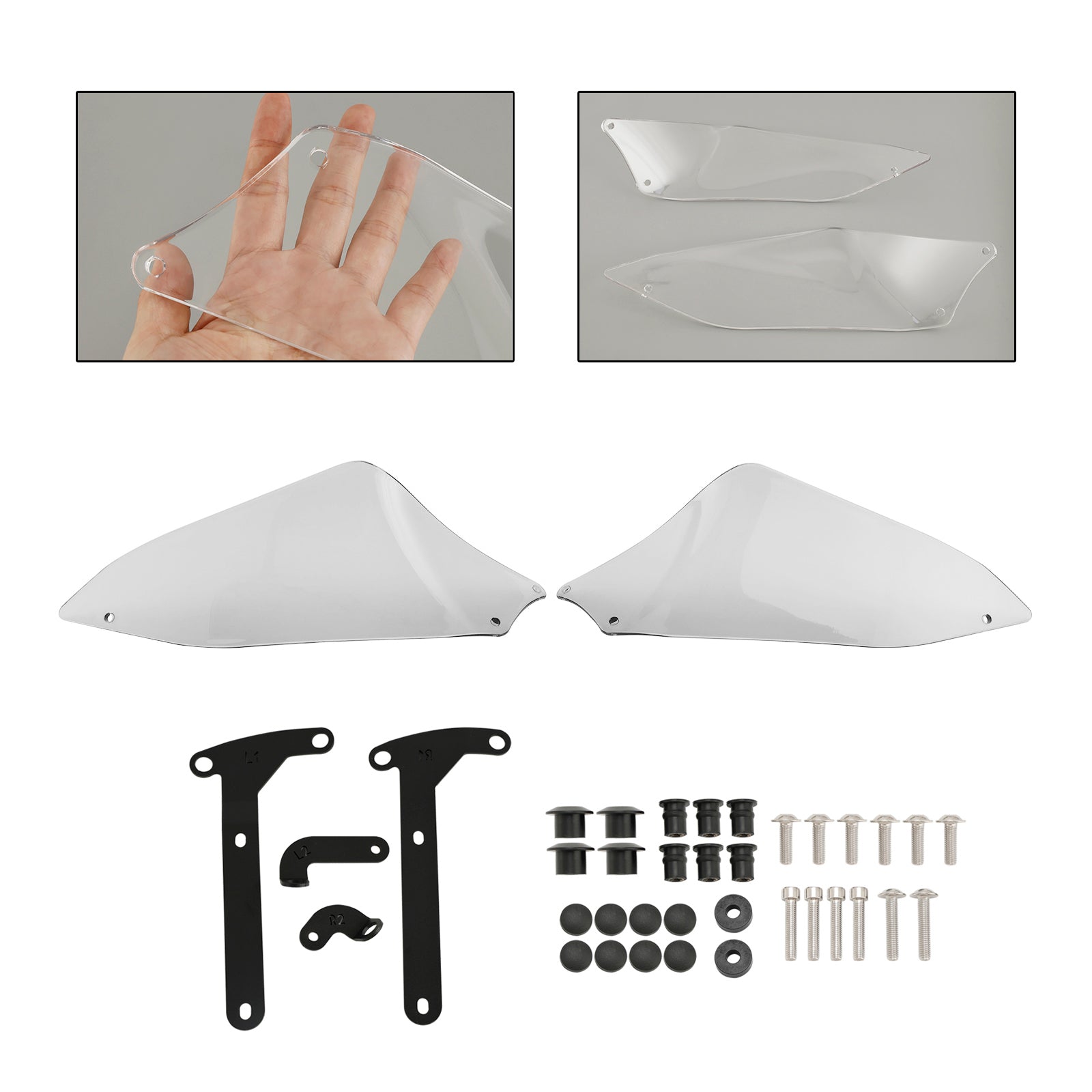 2022-2023 DUCATI Desert X Motorcycle Deflector Side Top