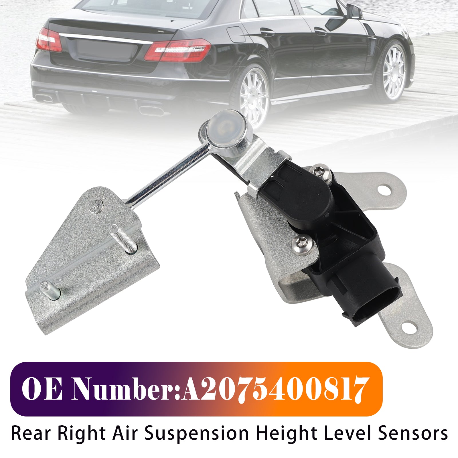 Rear Right Air Suspension Height Level Sensors For Mercedes W212 S212 A207 C207 X204