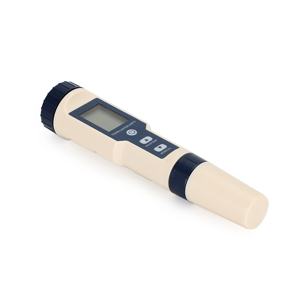 5in1 pH/TDS/EC/Salinidade/Temperatura Ferramenta de teste do medidor de qualidade de qualidade da água digital