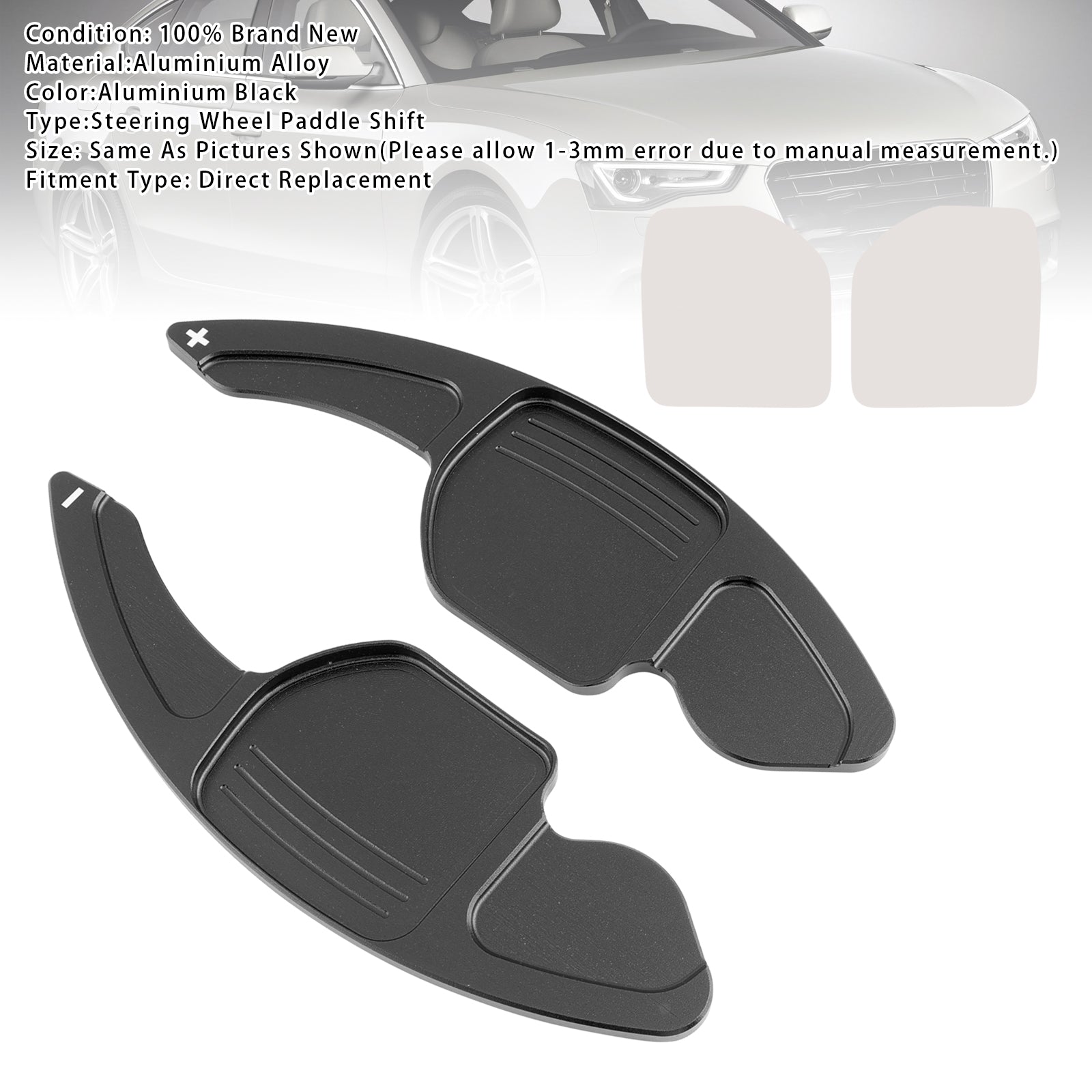 Extensión de palanca de cambios del volante para Audi A3 A4 A5 A6 A8