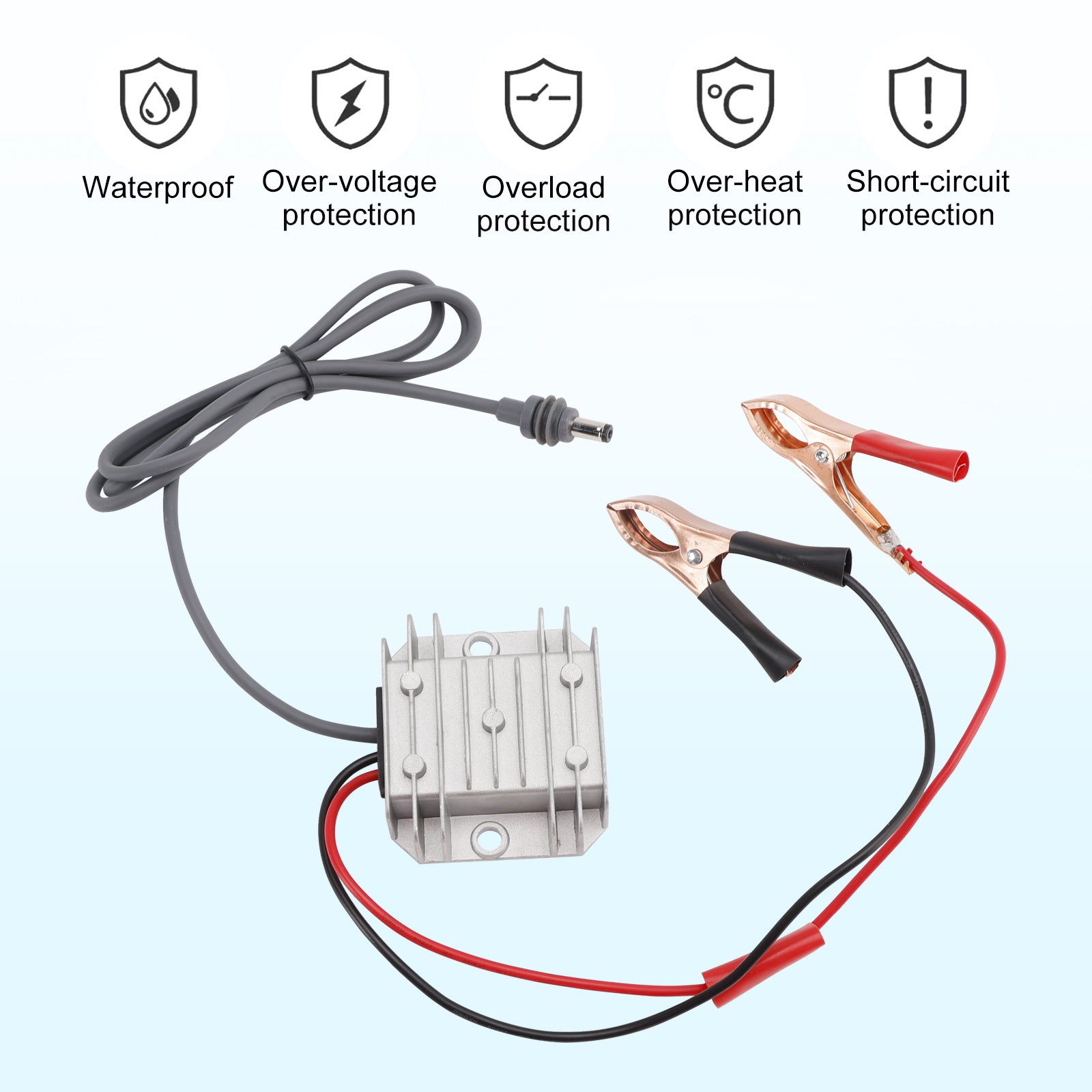 Kit de conversion 12 V/24 V à 30 V 3,5 A, convertisseur élévateur avec câble d'alimentation CC.