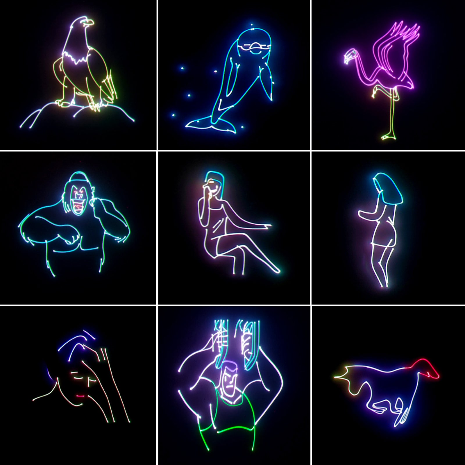 500MW dynamisk fullfärgs RGB-skärm 3D-show med visuella effekter scenljus