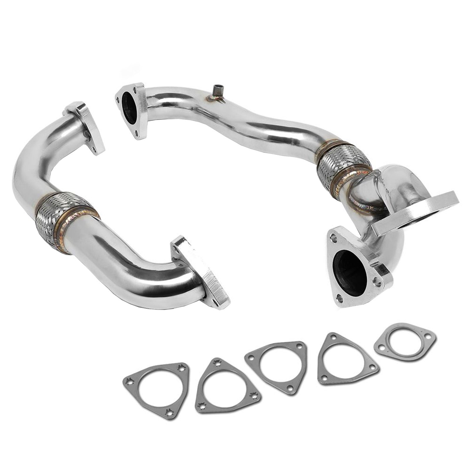 Turbodúchadlo y potrubie nahor s hardvérom pre 08-10 Ford Super Duty 6.4L