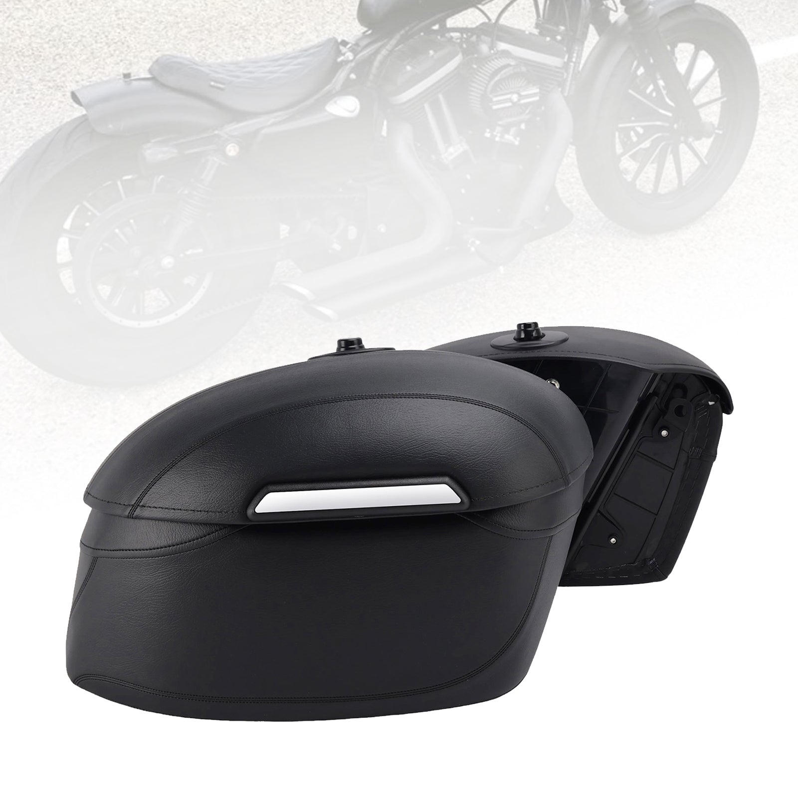 2004-2025 Sportster 883 1200 X48 Saddlebag Support Mountting Bracket Black