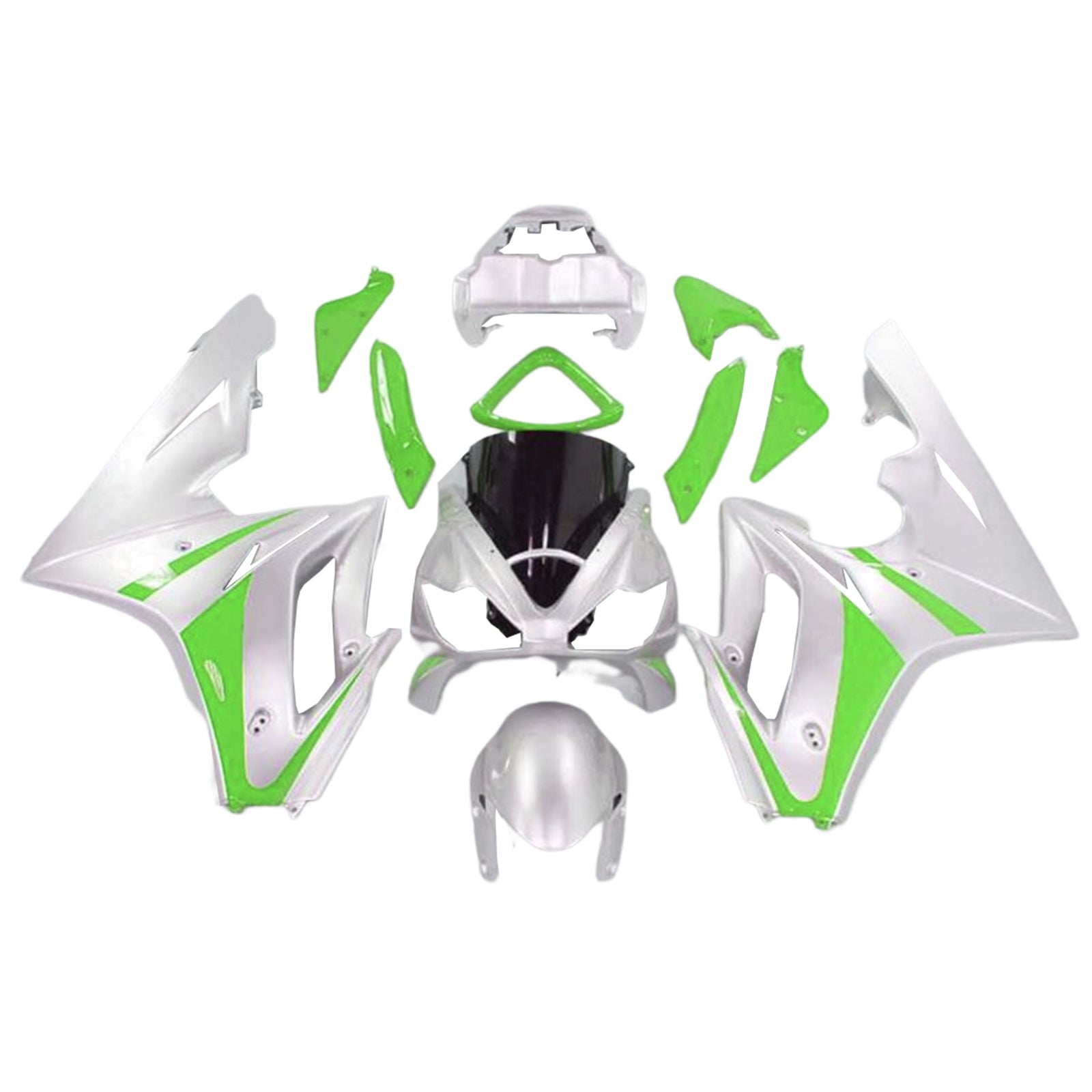 2006-2008 Triumph Daytona 675 Kit de carénage kit de carrosserie en plastique Abs