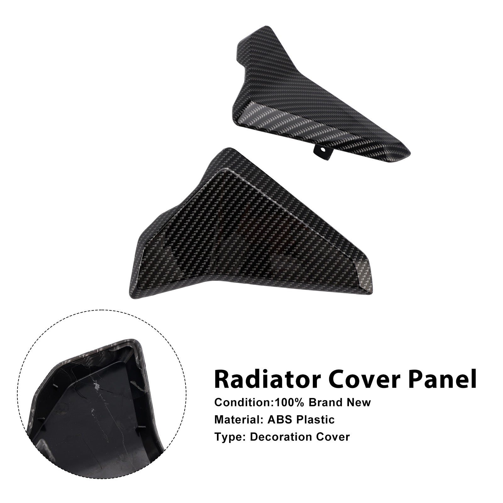 Radiator Side Cover Fairing Panels For Street Triple 765 R/RS 2023-2025