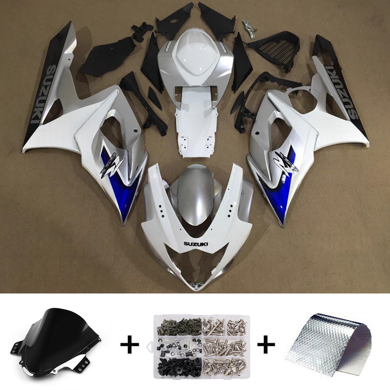 Injection Fairing Kit Bodywork Plastic ABS For Suzuki GSXR1000 2005-2006 K5