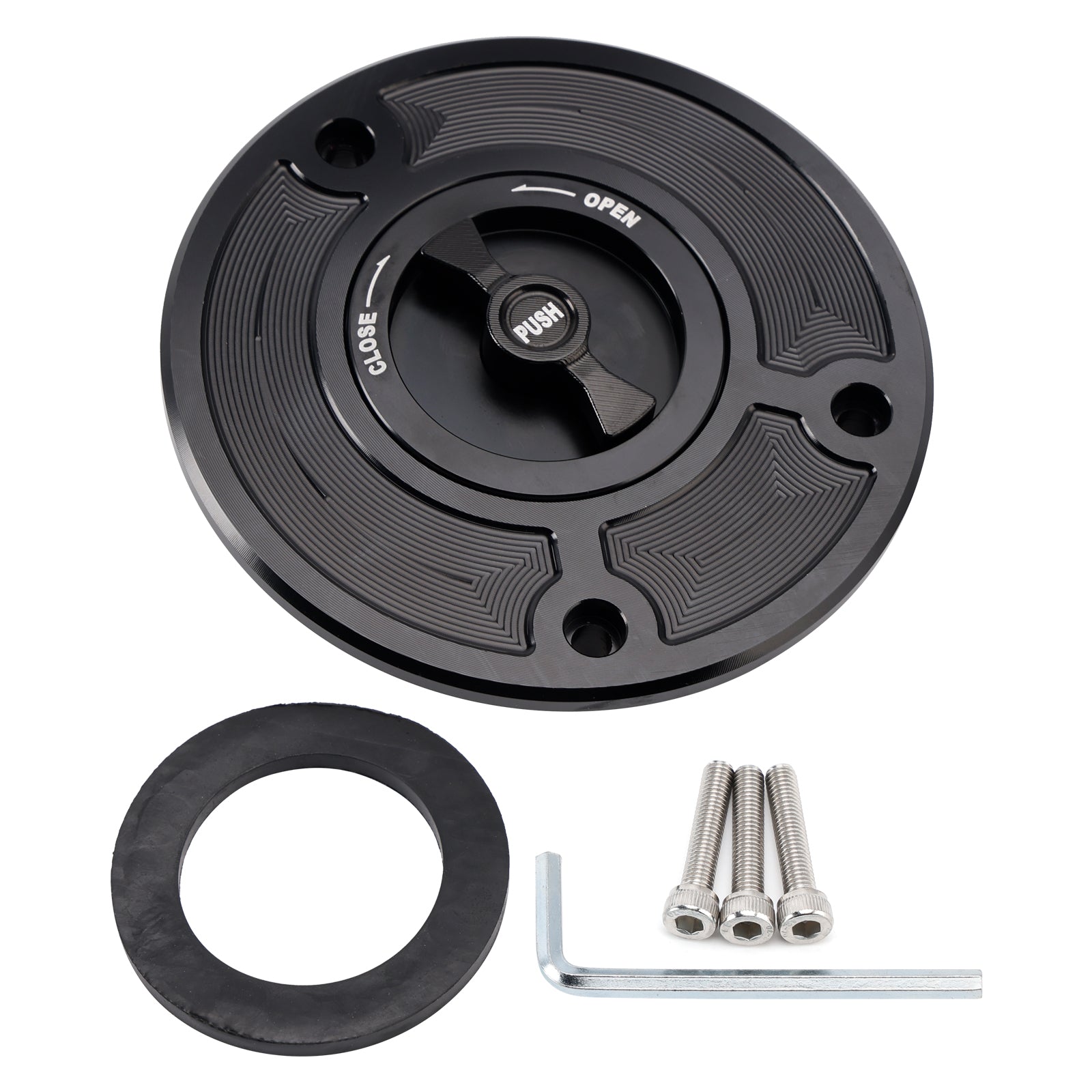 Bouchon de réservoir de gaz à rotation rapide pour KAWASAKI ZX-10R ZX10R 2004-2005 Z1000 2003-2006