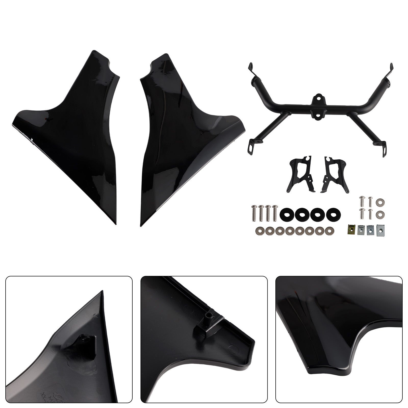 Supports de panneau latéral de mise à niveau Harley CVO Road Glide à partir de 2024, becquet de support