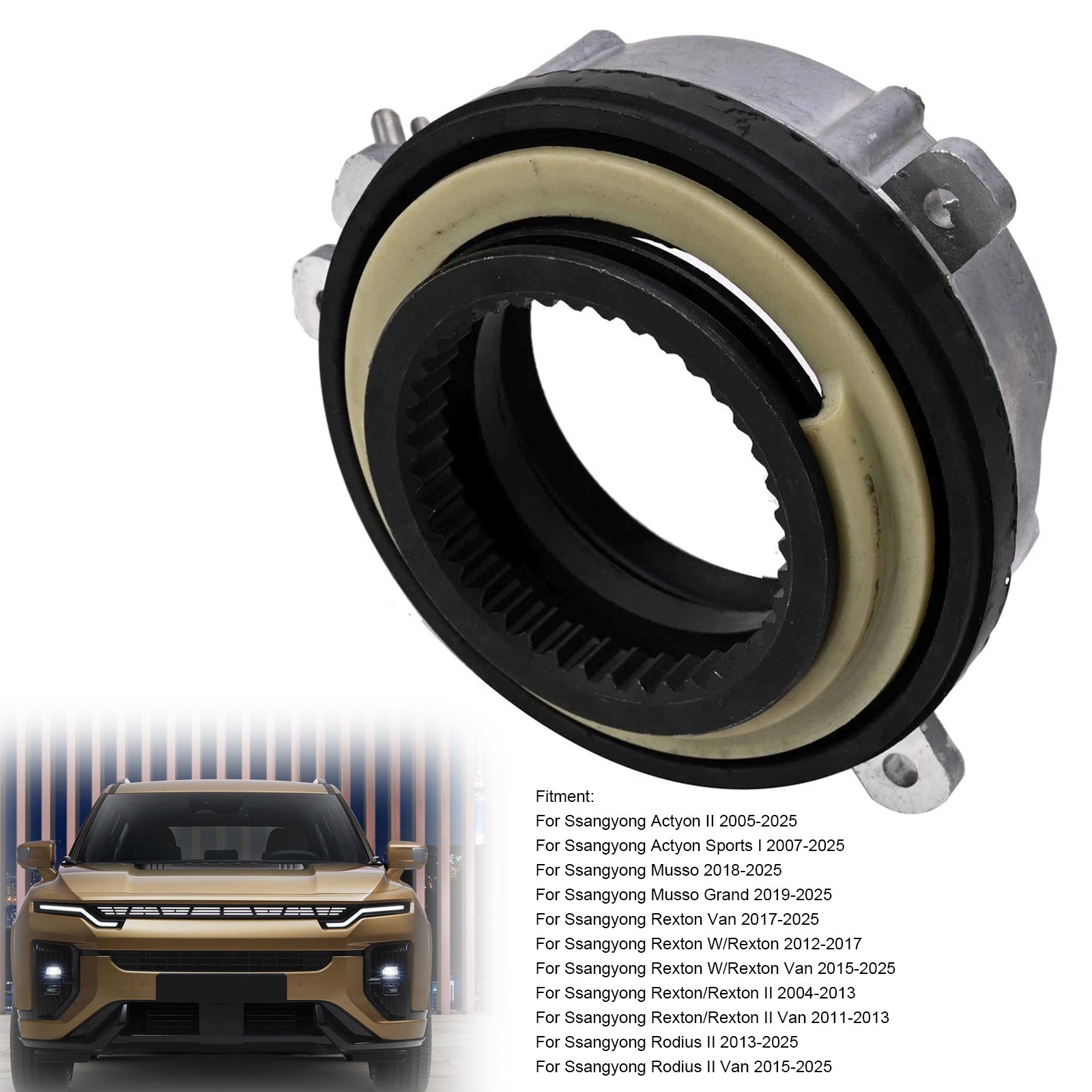 Front Manual Wheel Locking Hub 4151009000 For Ssangyong ACTYON 2005-2025