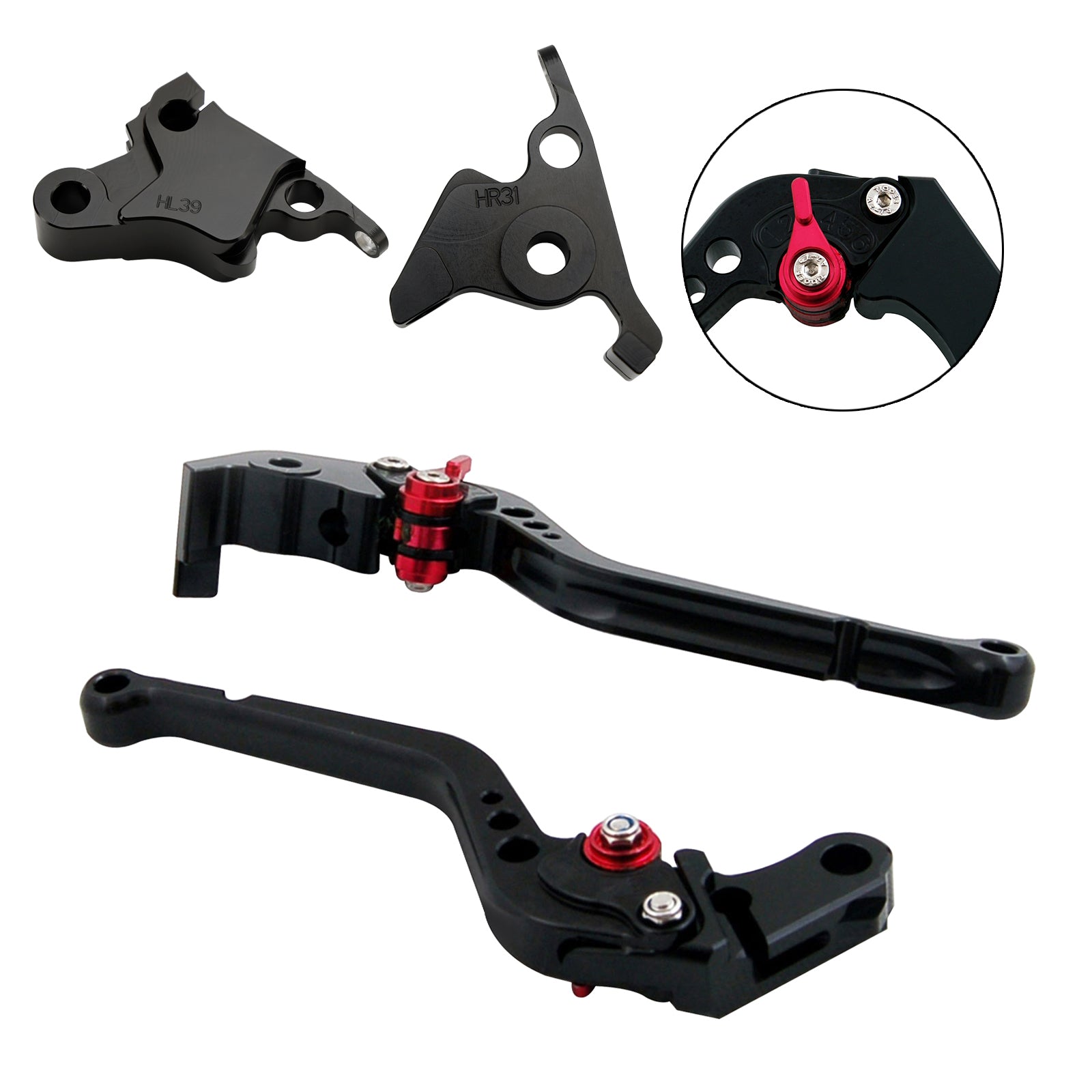 Palanca de freno de embrague larga apta para CFMOTO 450SS 450SR 21-23 450NK 23-24